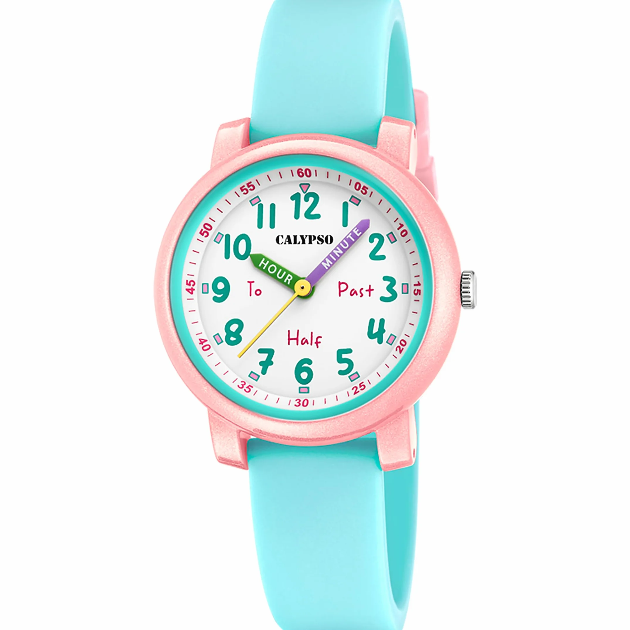 CALYPSO Reloj Unisex Analógico de Caucho - Movimiento de Cuarzo - Reloj Infantil - My First Watch