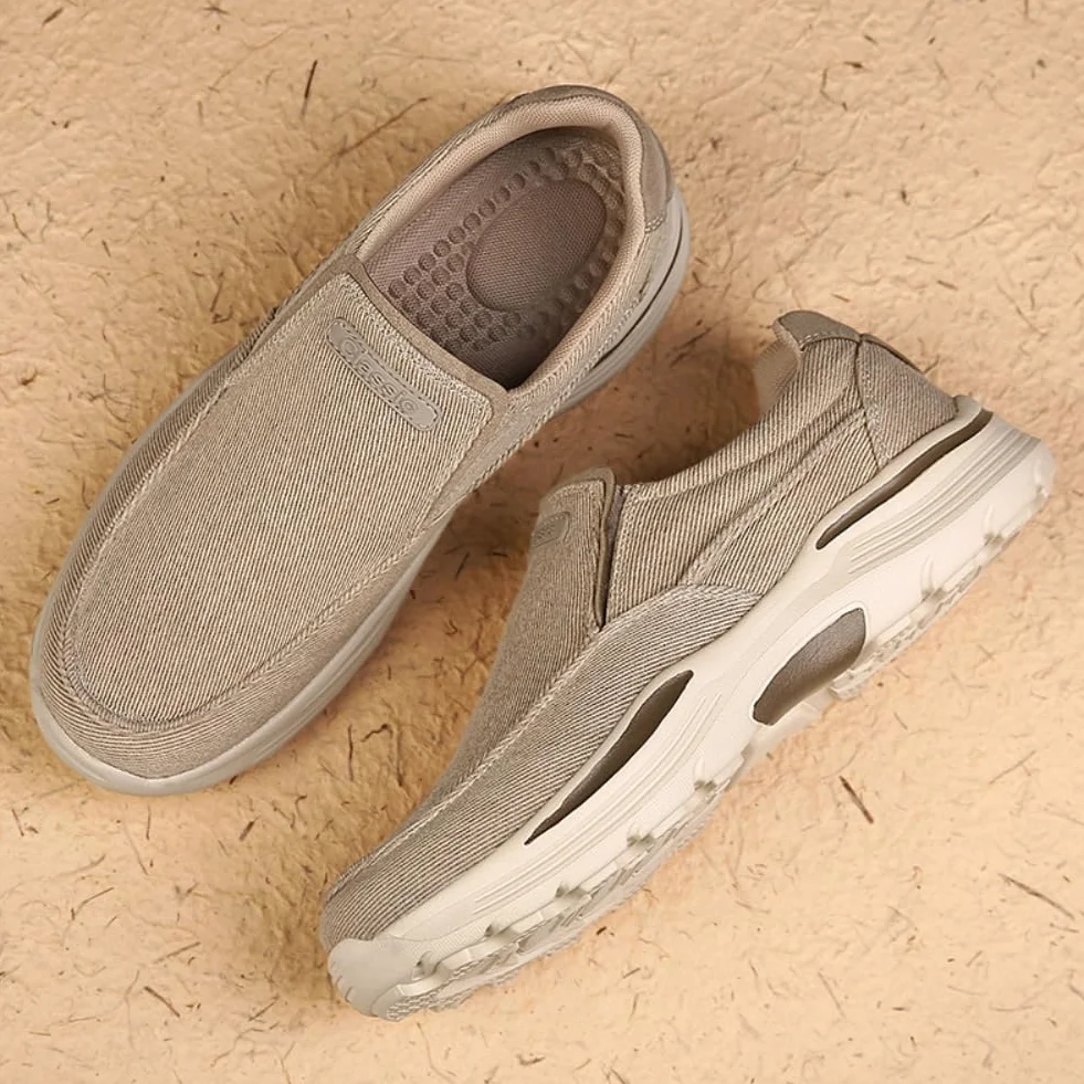 MEIION Zapatos de lona para hombre de aguas profundas, cómodos, ligeros y transpirables