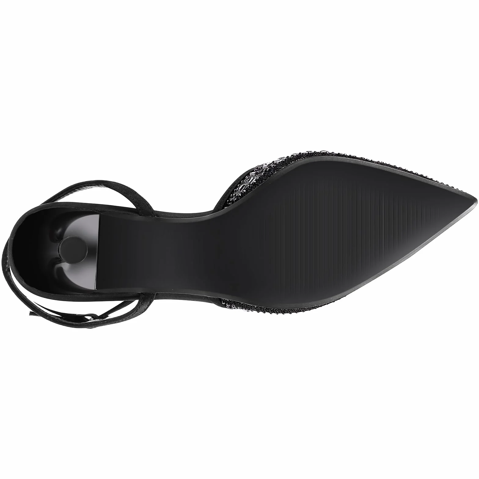 PIZZ ANNU Tacones Mujer Zapatos Tacon Vestir Pitillos Destalonados Tira Tobillo Ajustable