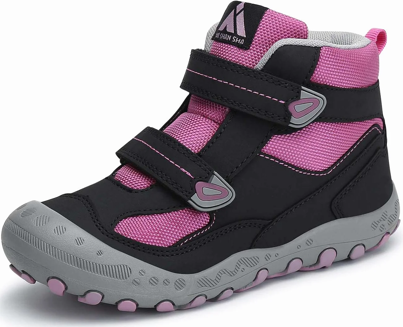 Mishansha Botas de Senderismo Niño Niña Antideslizante Ligero Zapatillas de Montaña 37 EU