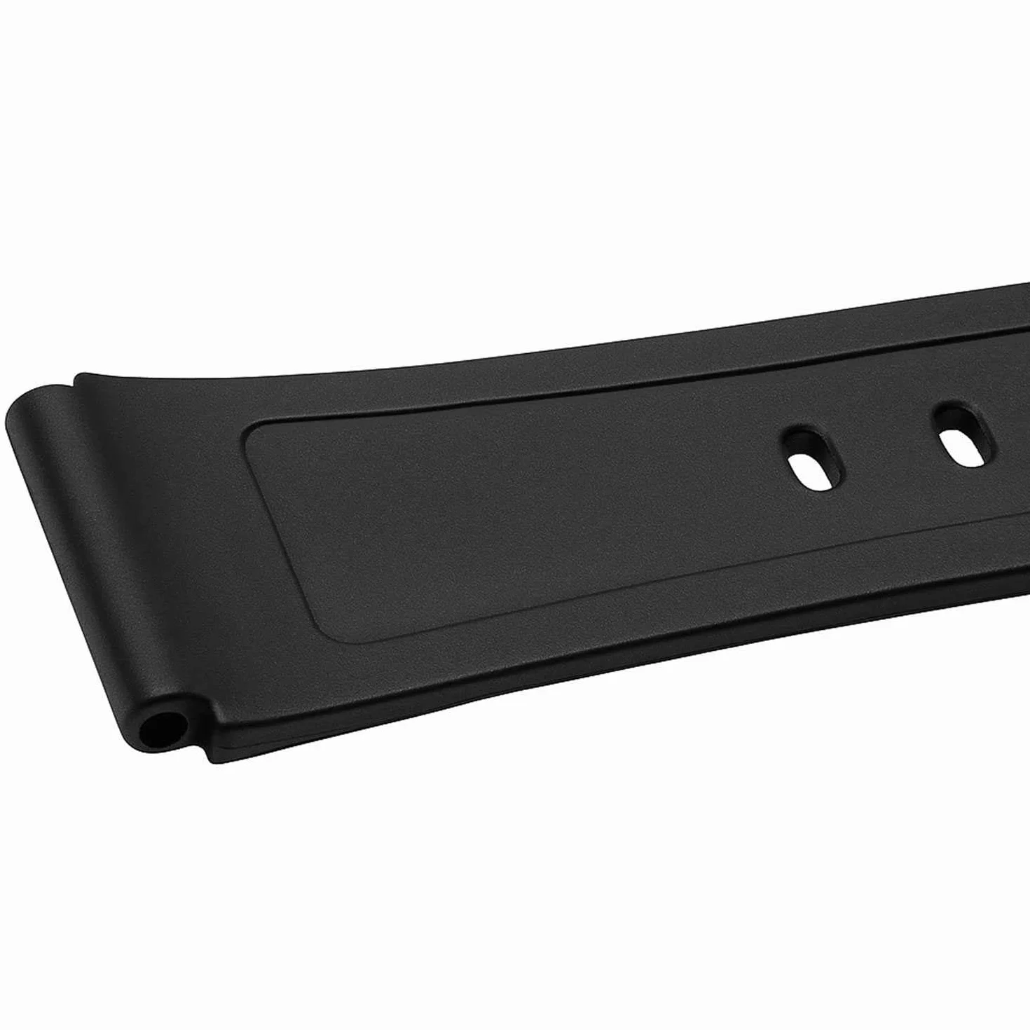 Repuesto Correa de Silicona Pasadores Metal Compatible con Reloj Casio F91W Negro