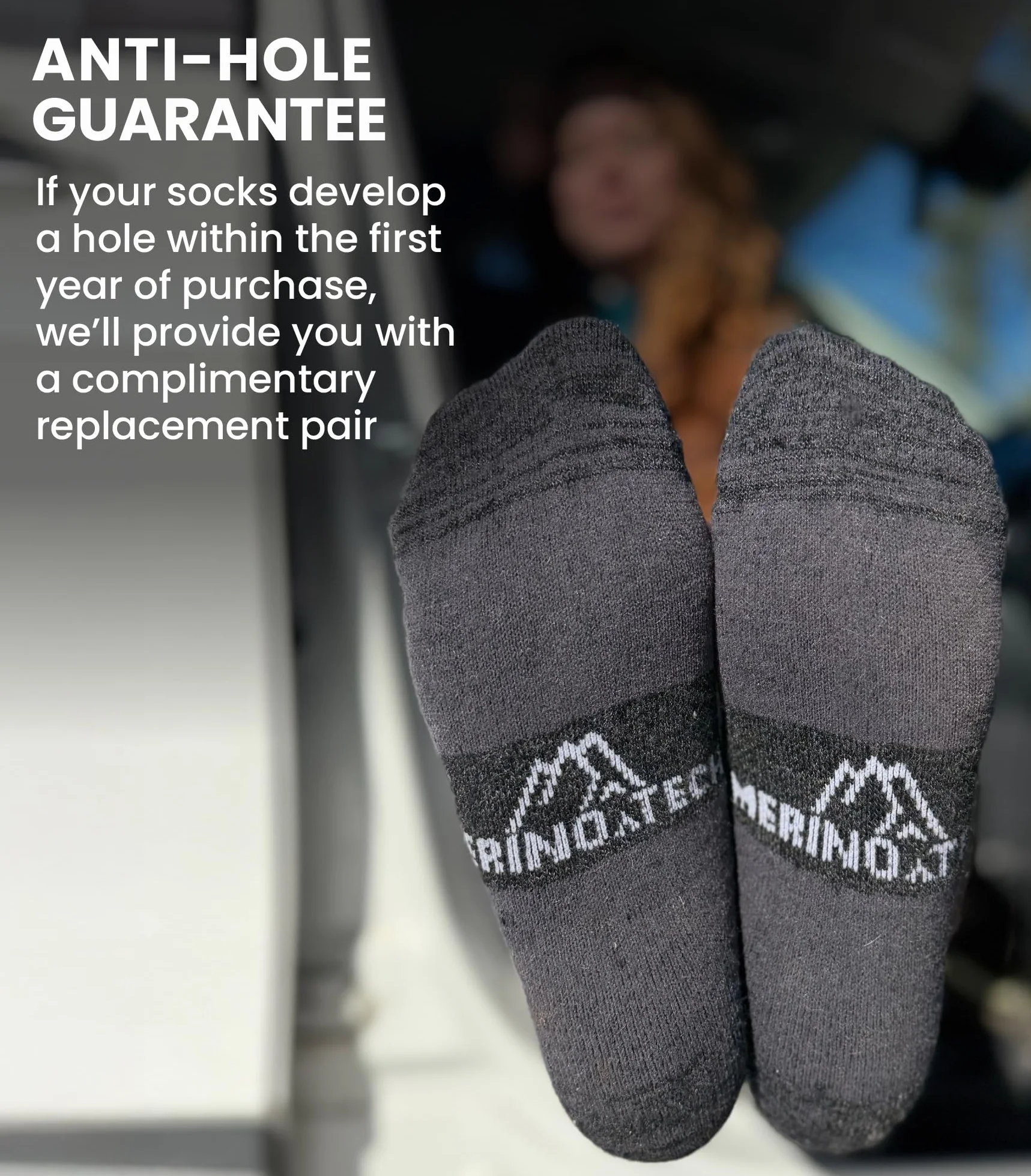 Merino.tech Calcetines Térmicos Lana Merino para Hombre y Mujer - Transpirables, Suaves, Trekking y Deporte