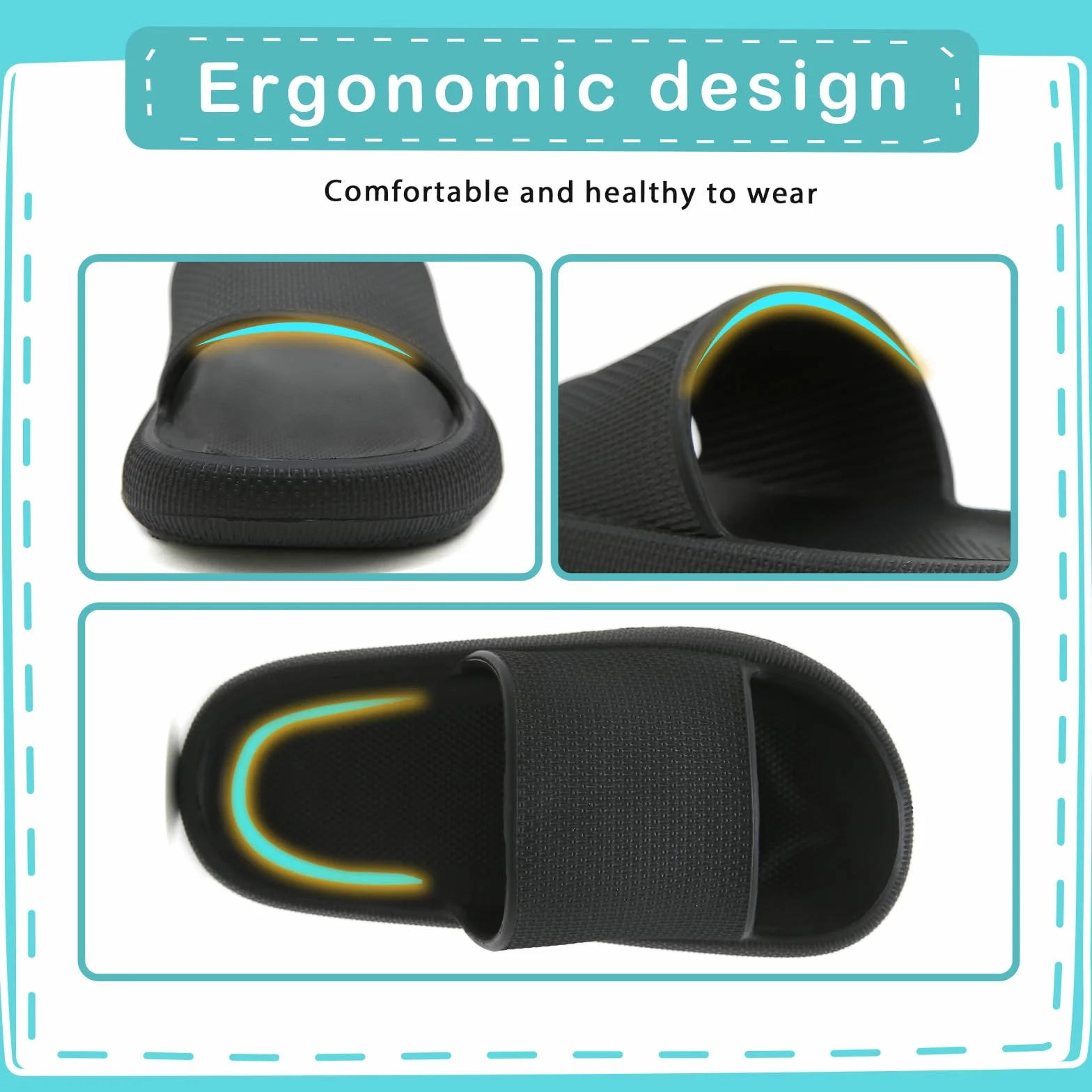 Zapatillas de Piscina para Niños, Chanclas Antideslizantes de Baño