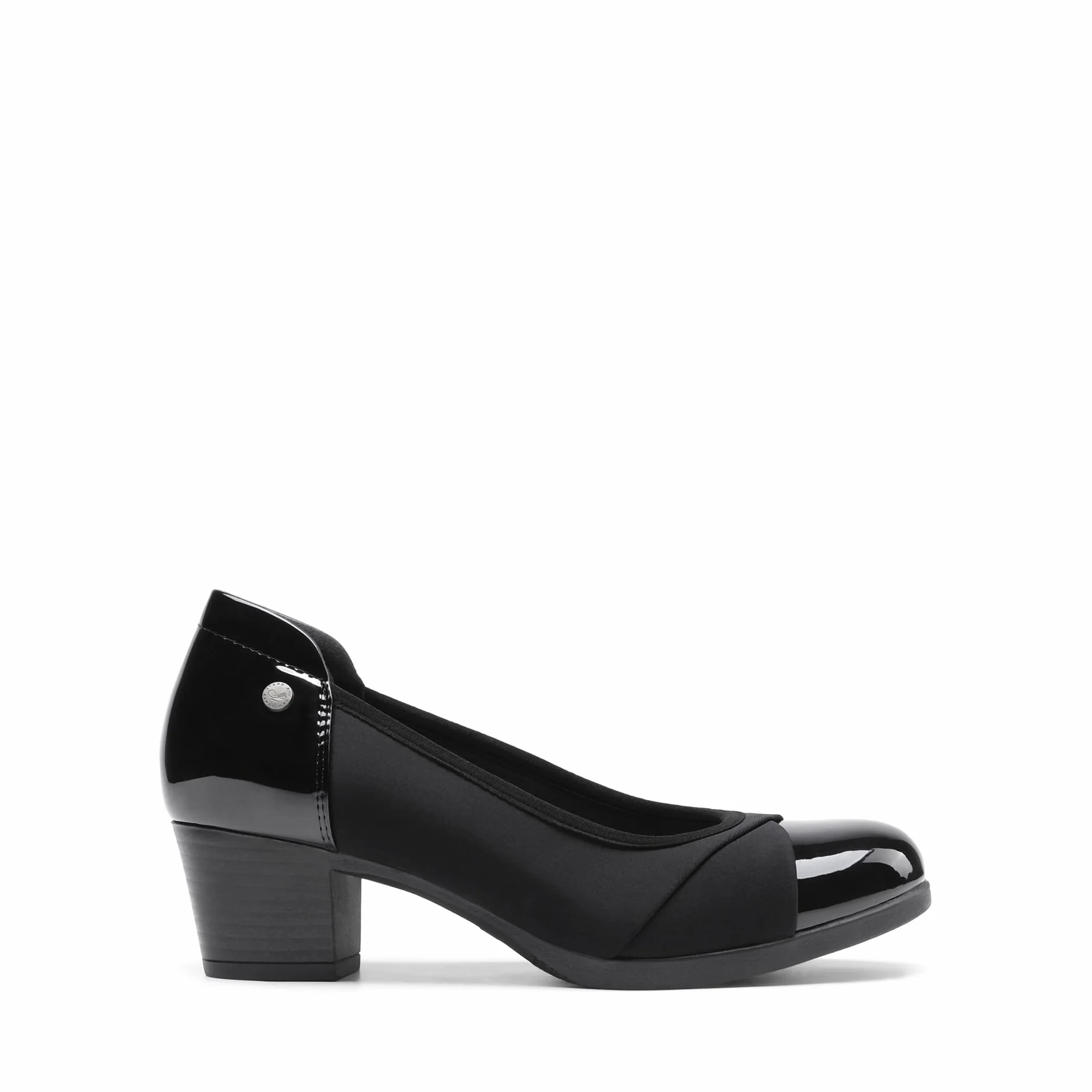 DREAM PAIRS Zapatos de Tacón Ancho Clásicos Zapatos de Salón Elegantes con Plantilla Acolchada