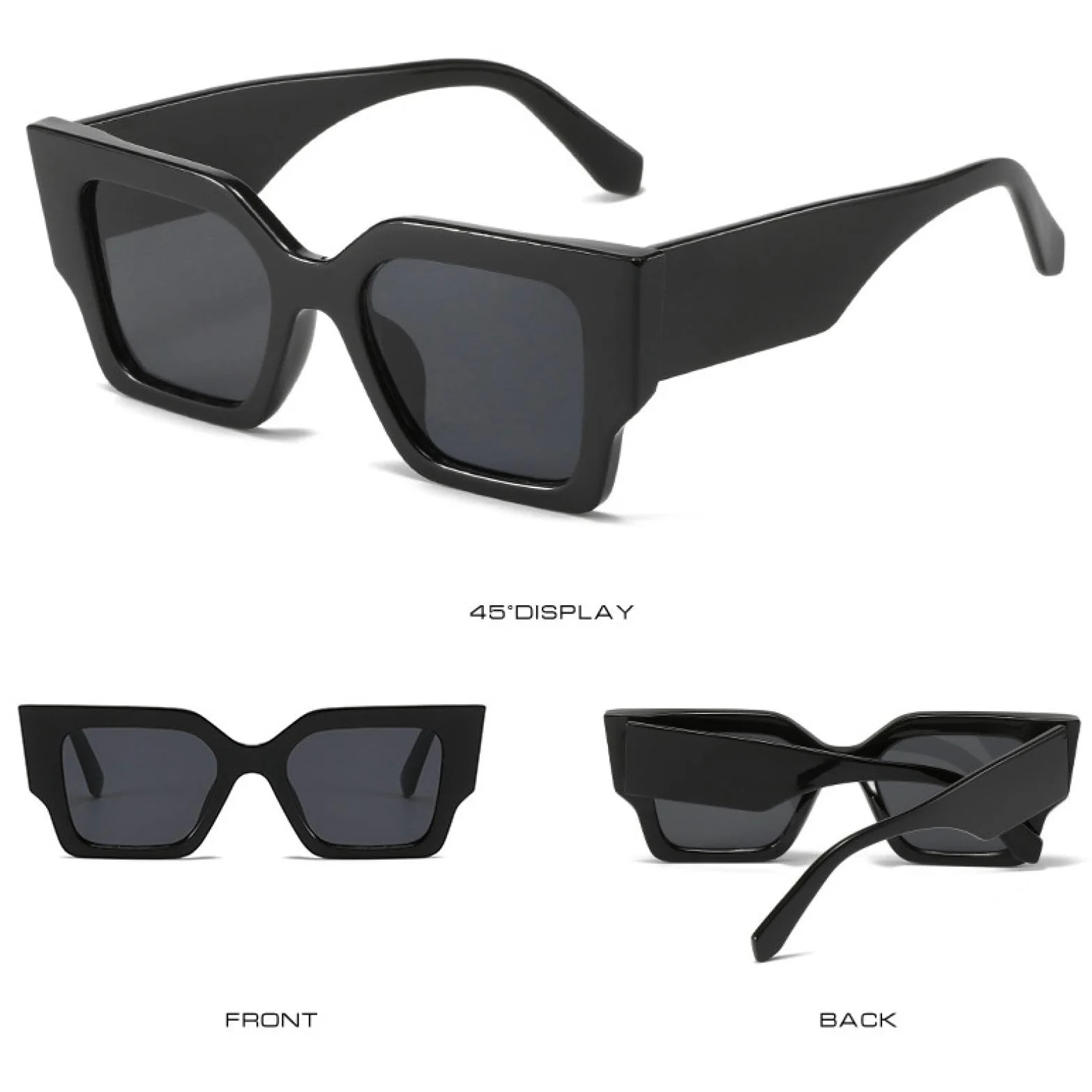 Gafas de sol multicolores de moda con protección UV400, gafas retro de moda para mujeres y hombres, estilo popular