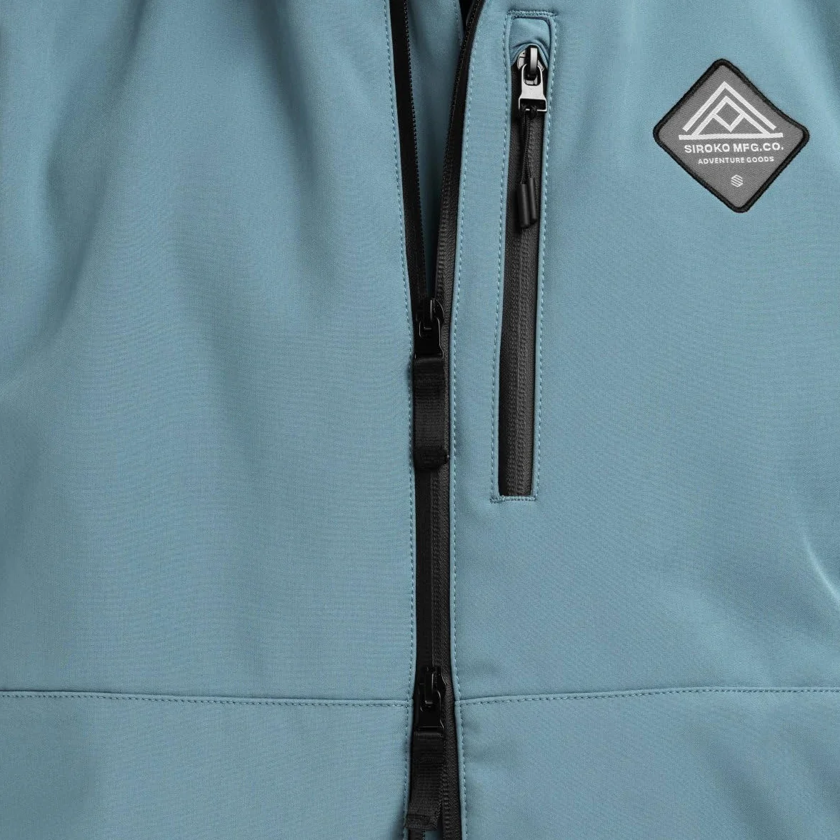 SIROKO Chaqueta Esquí Hombre Impermeable Térmica Cremallera