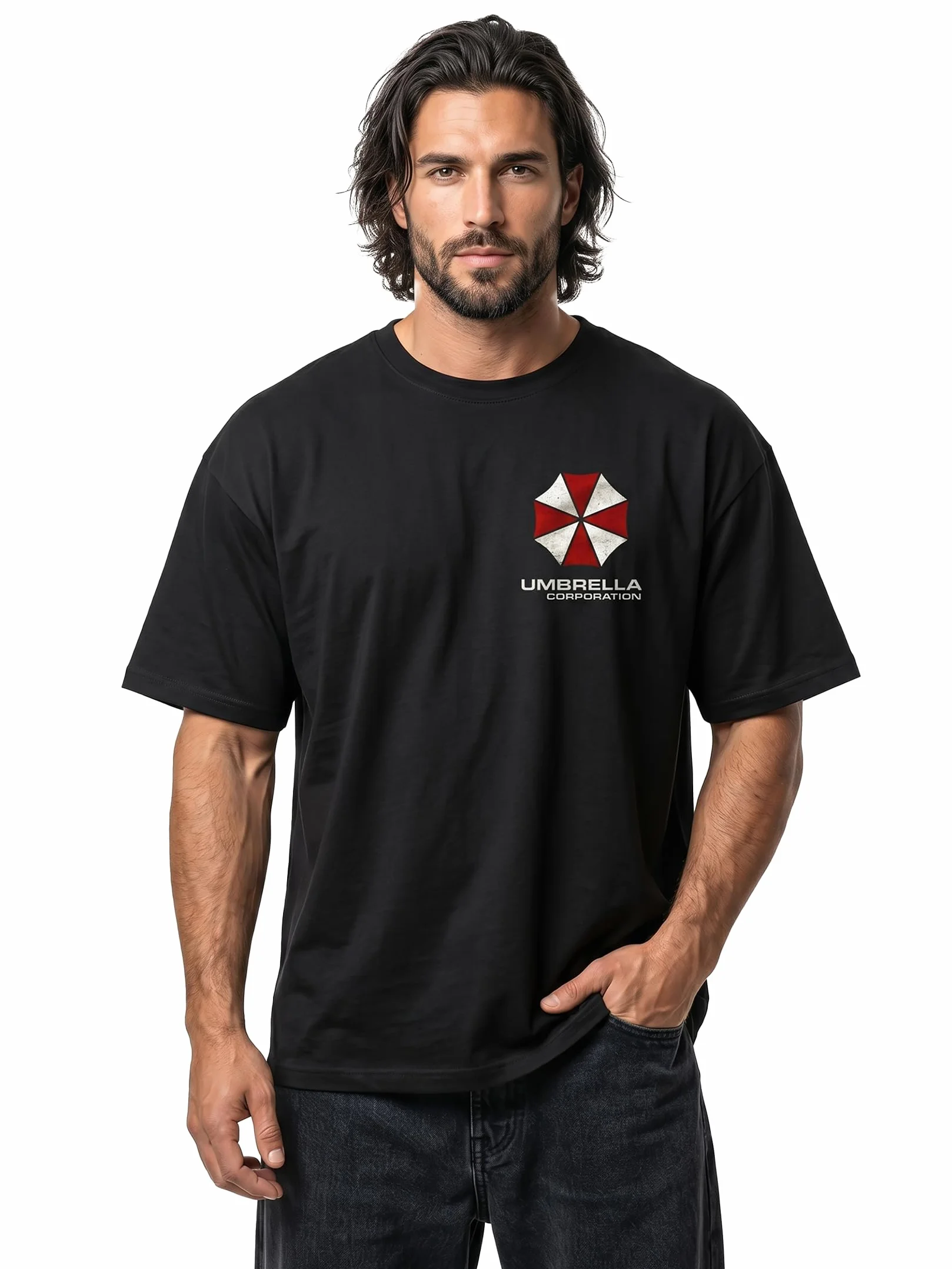 Camiseta Hombre Estampado Umbrella Corporation Logo T-Shirt Resident