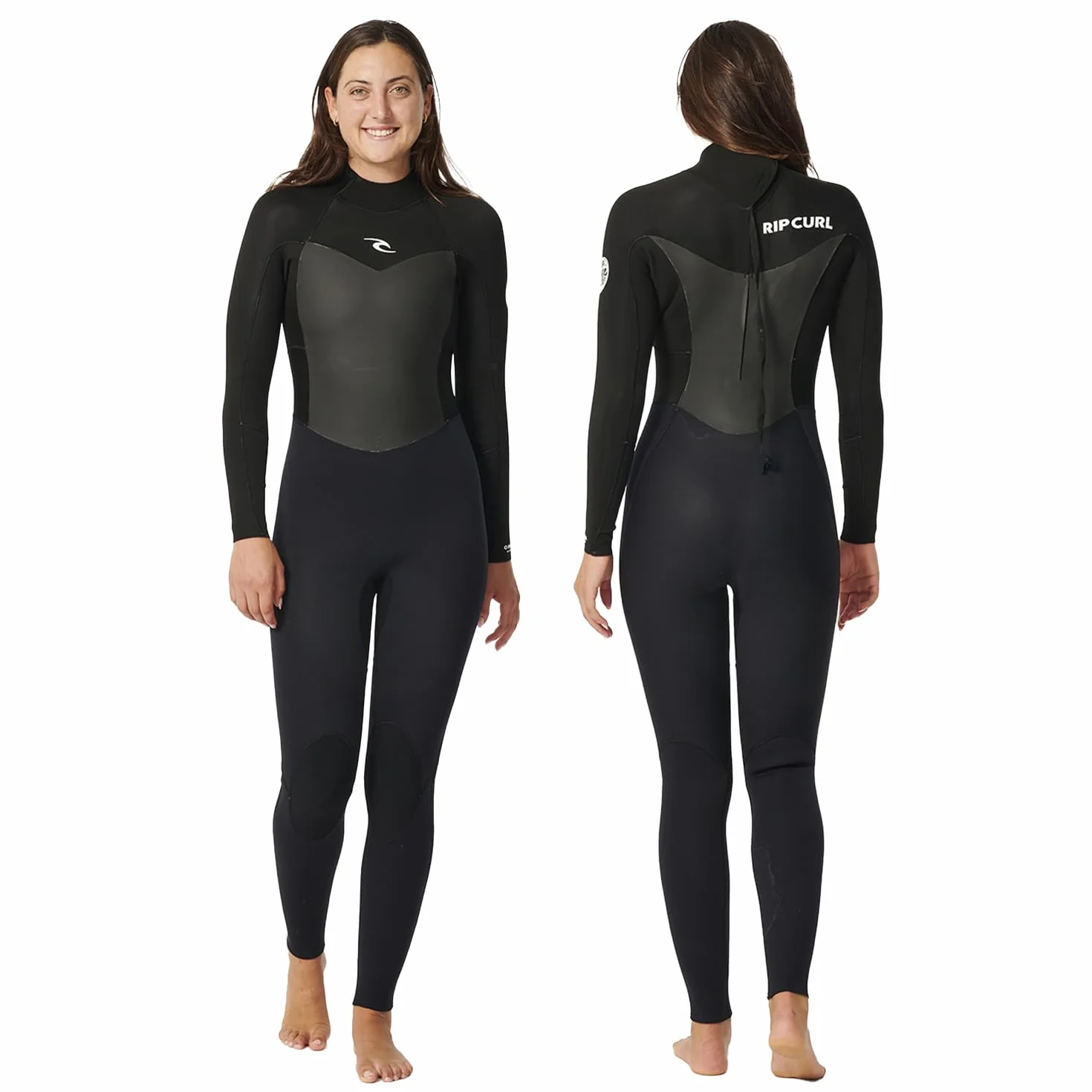 Rip Curl Traje Omega Mujer 3/2 mm Zip Back Neopreno Costuras reforzadas 15-18 °C