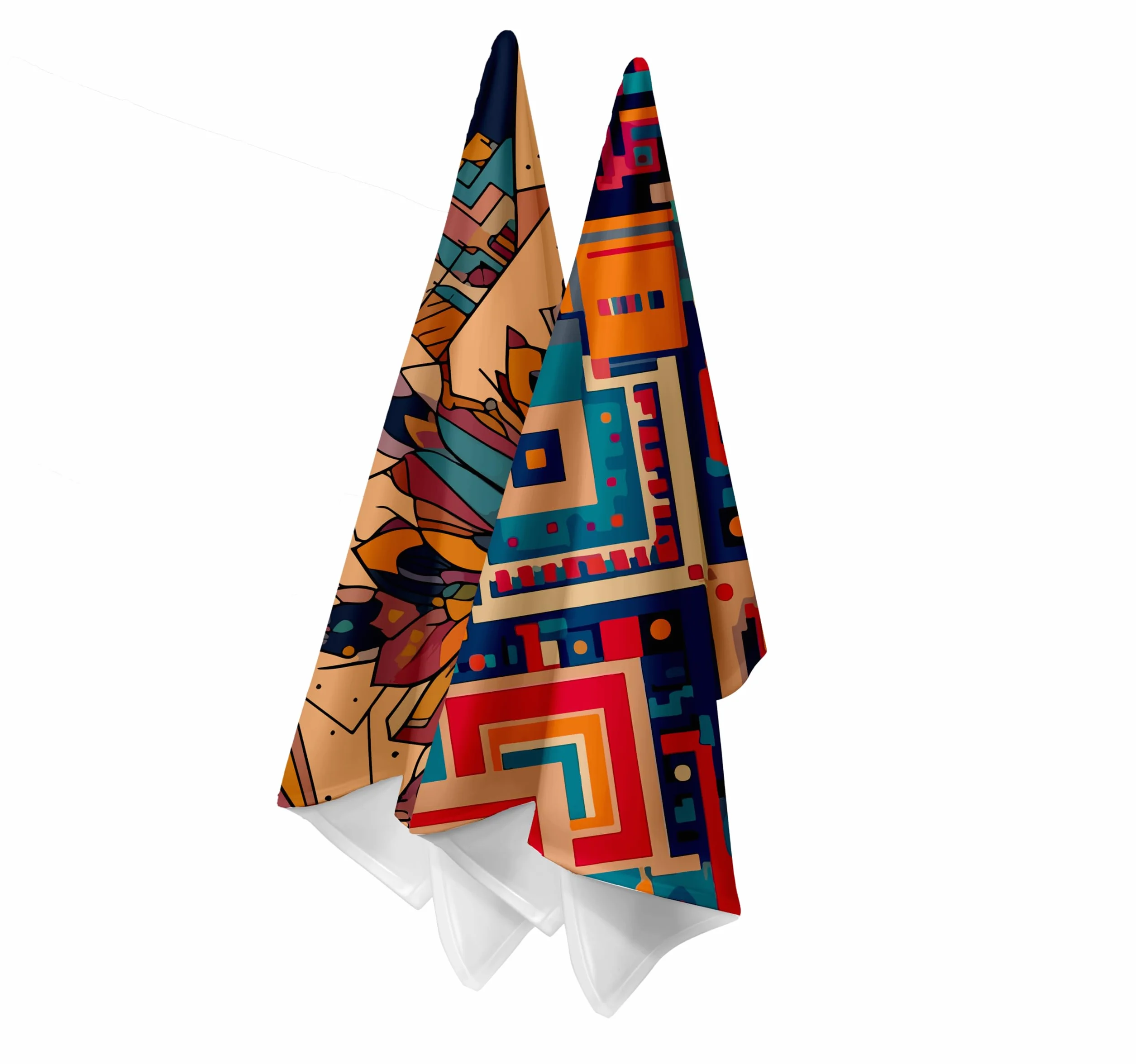 Bandana Mujer Hombre Cuello Motero Rockero Pañuelos Cabeza de poliester Personalizados