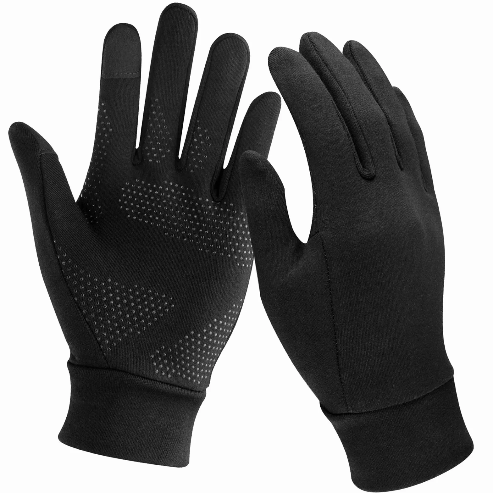 Unigear Guantes Running con Pantalla Táctil - Primera Capa para Actividades al Aire Libre, Senderismo