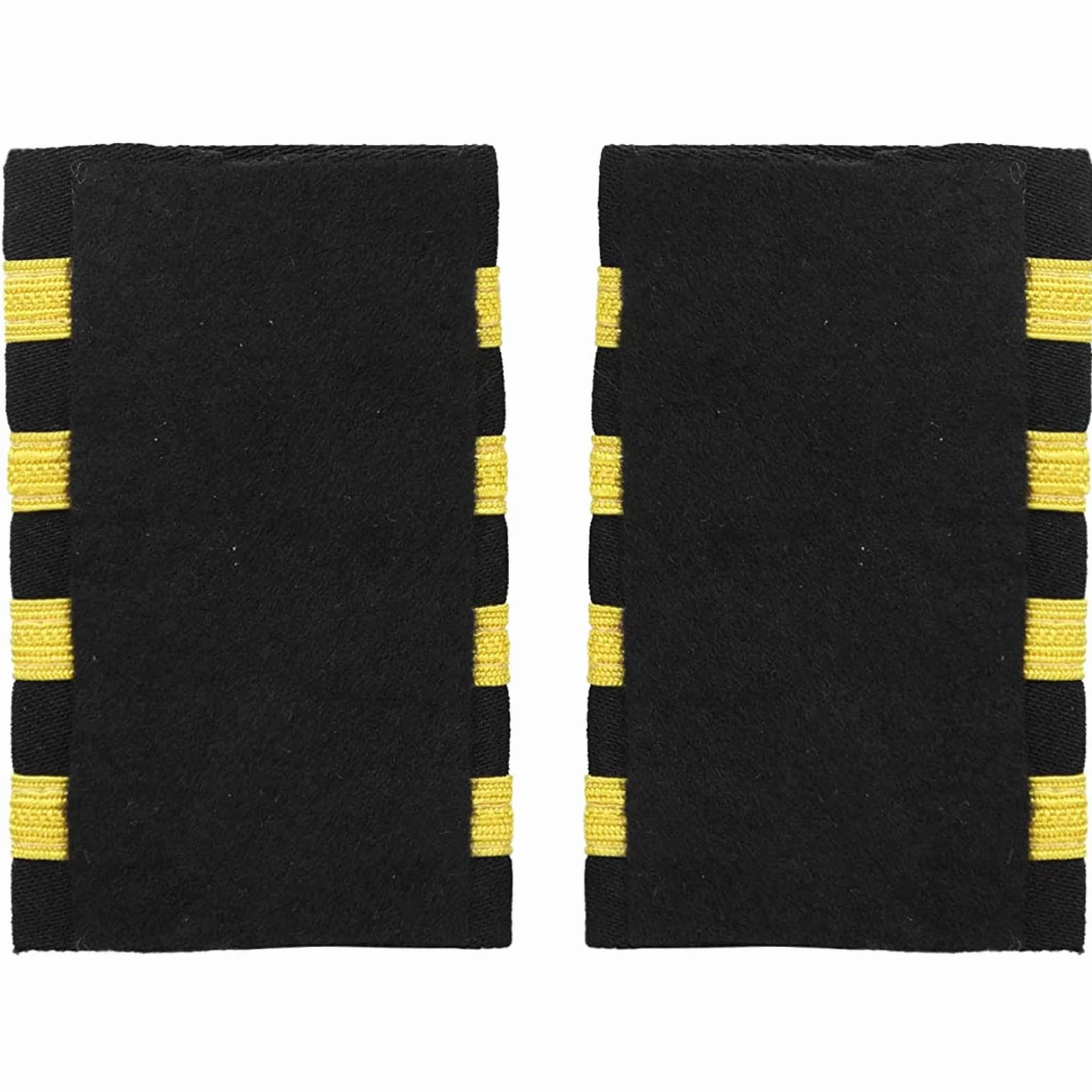 ZUYPSK Uniforme de piloto charreteras piloto tradicional aviador profesional charreteras charreteras insignia con rayas doradas