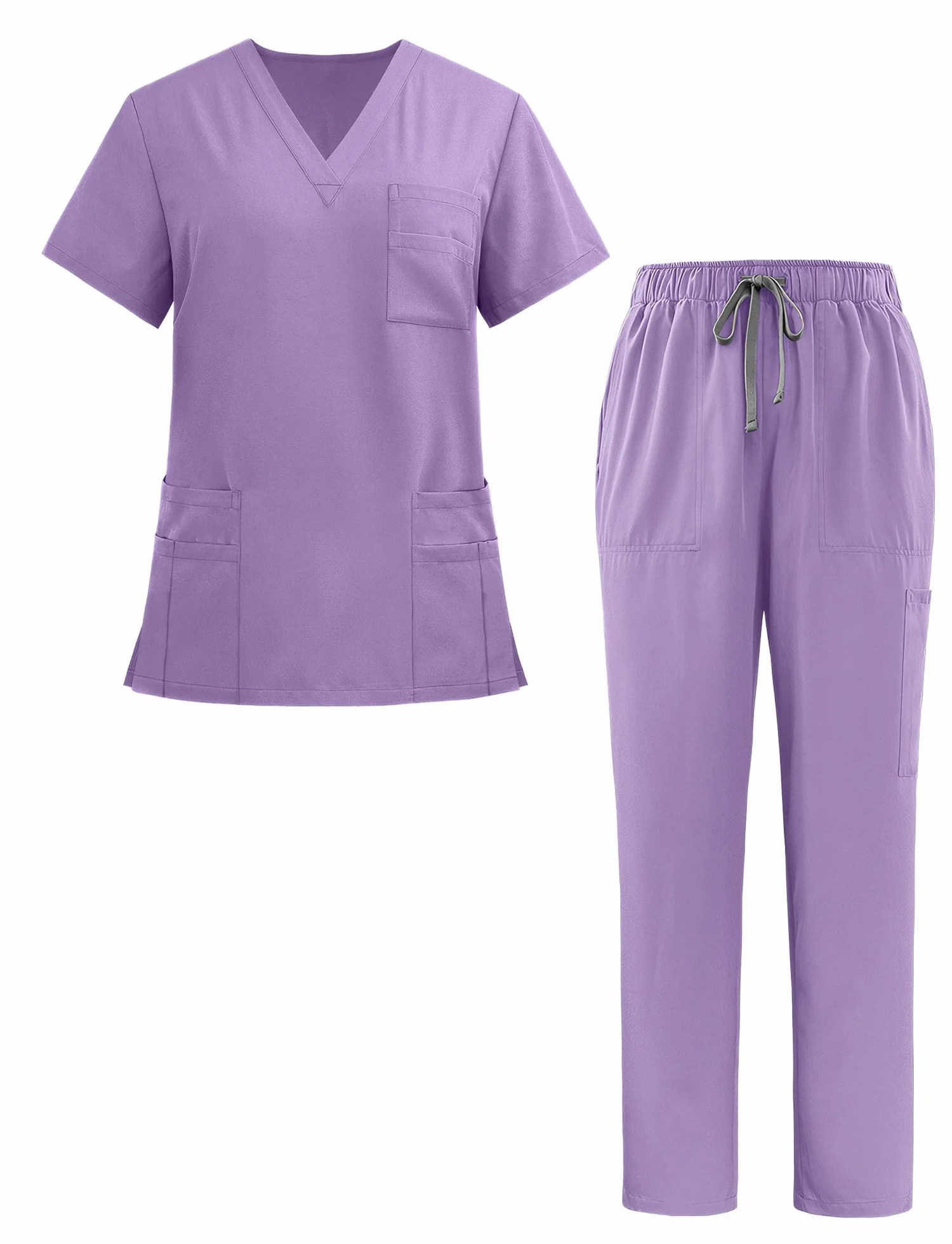 Doctor Uniform Scrubbing Set Pull-On Cap Pantalones Chaqueta