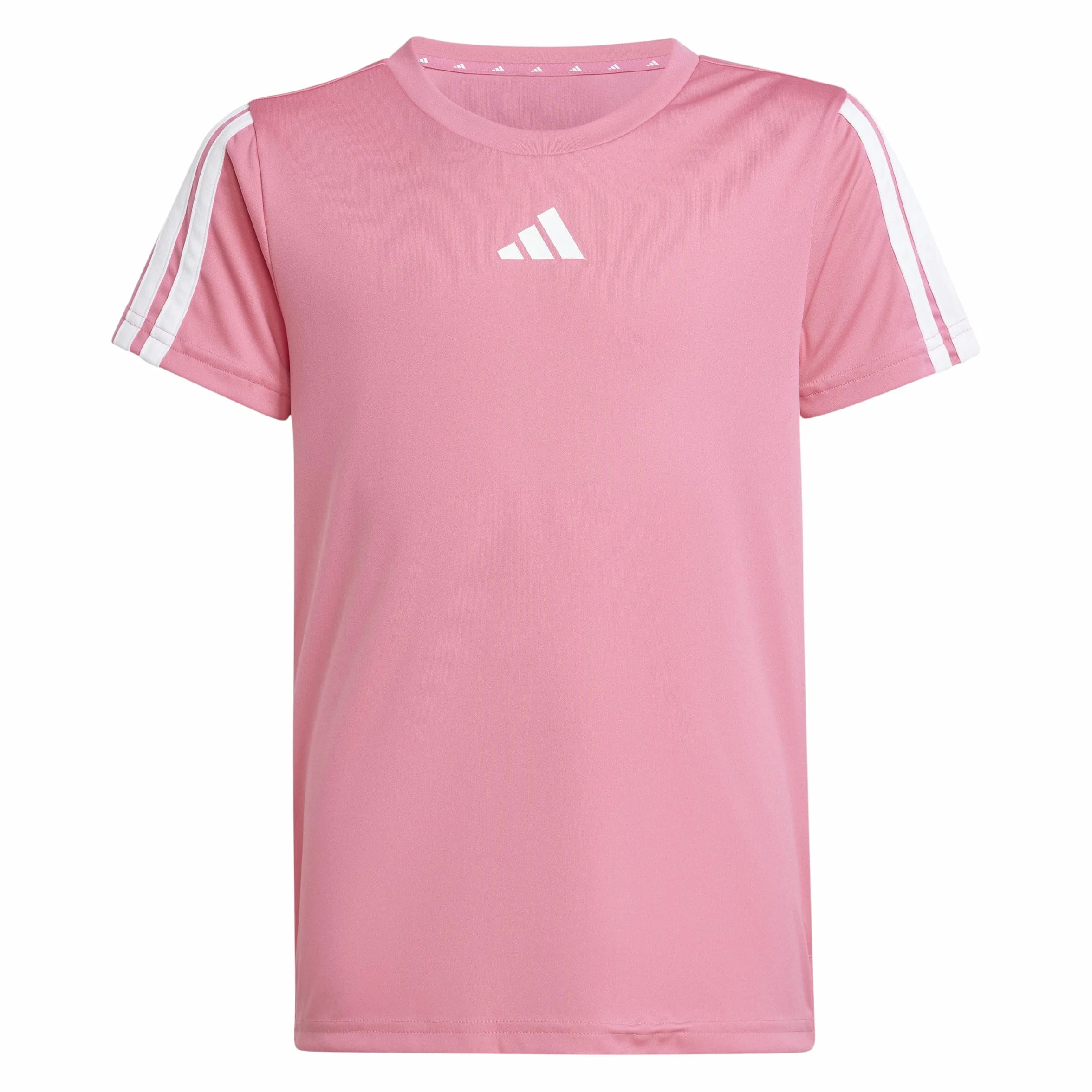 Adidas Train Essentials 3-Stripes Shirt Pink Fusion White 13-14 Years