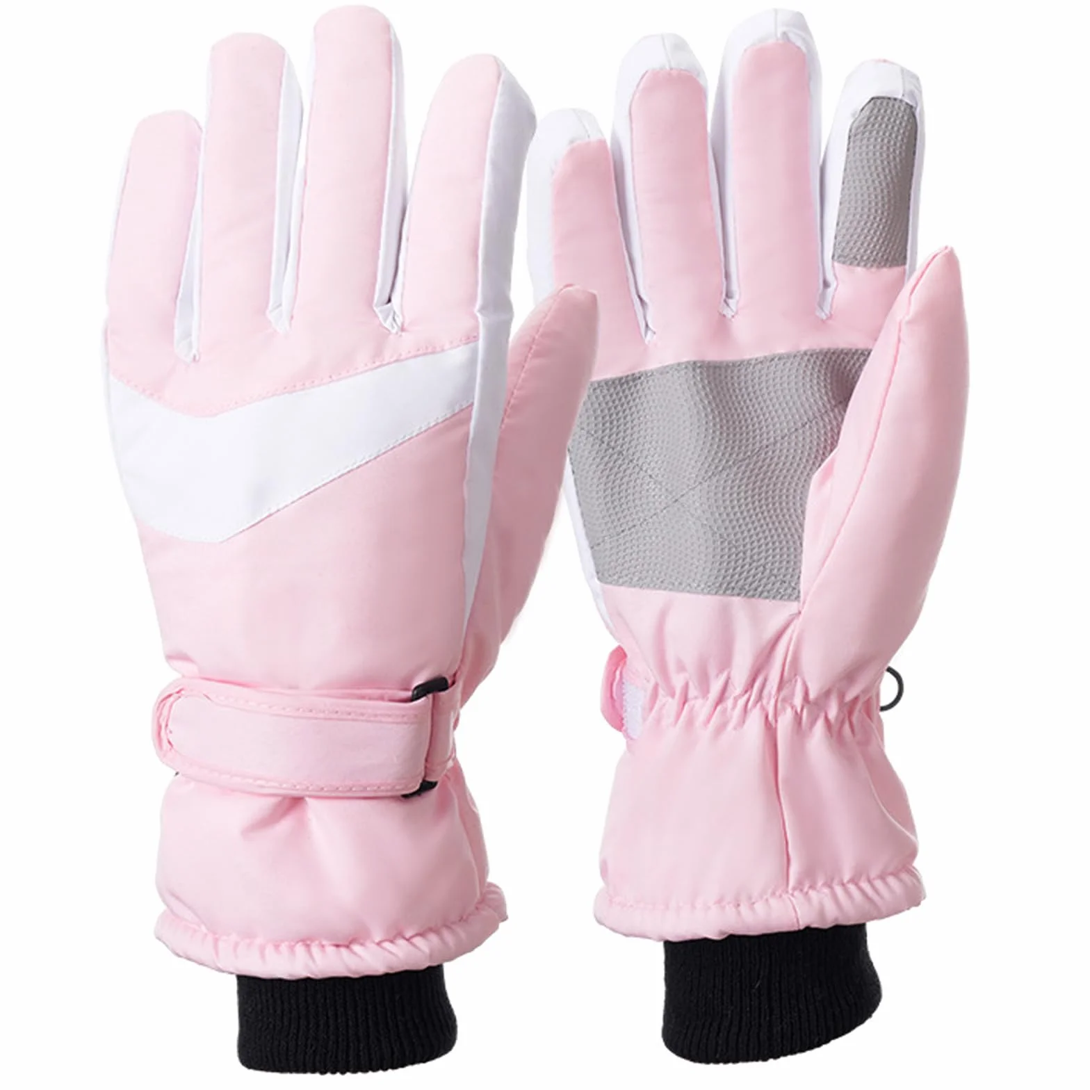 Guantes de Esquí Impermeables Térmicos para Mujer con Pantalla Táctil - Nieve Ski Snowboard