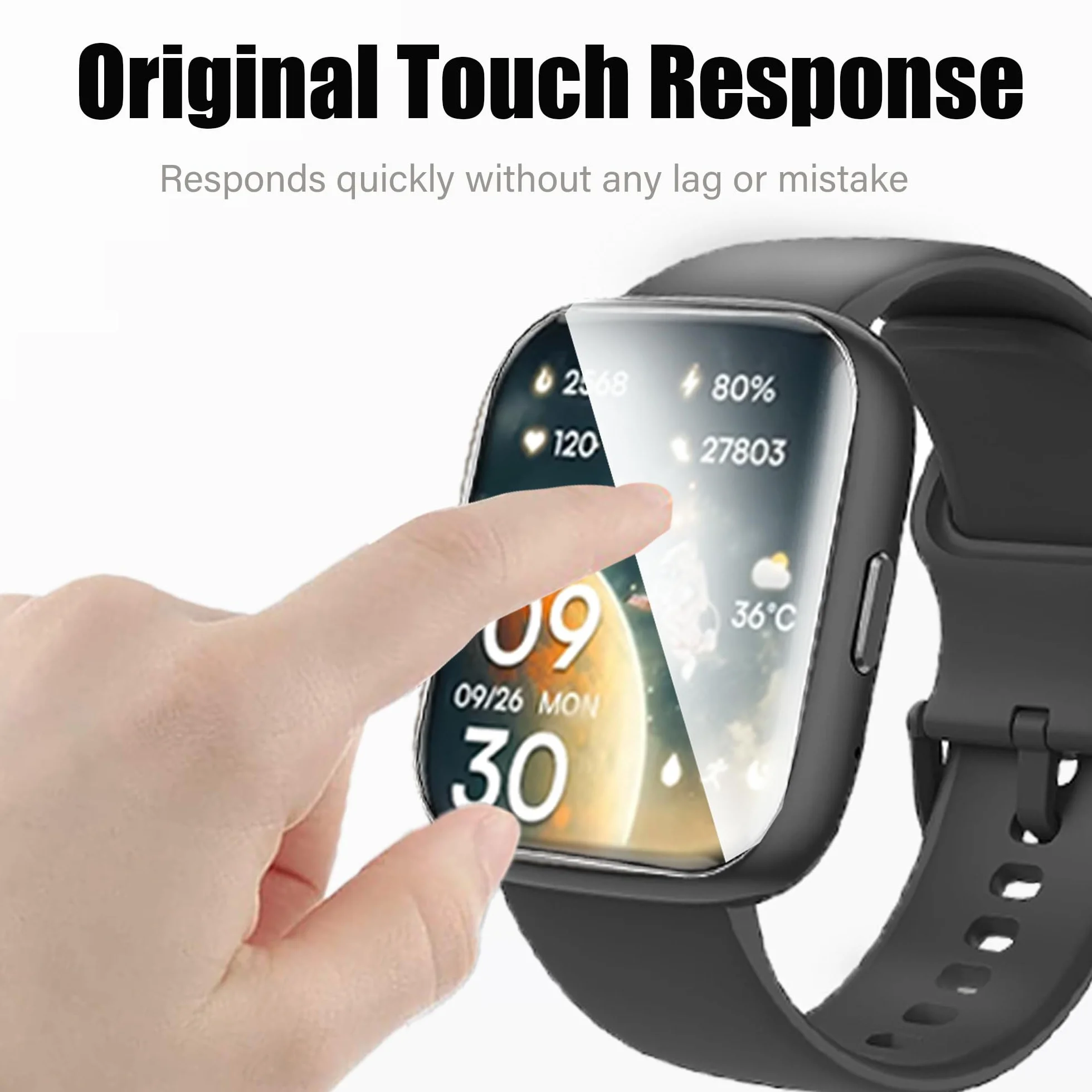 Blueshaweu Protector de pantalla TPU Casio LA680WEA HD transparente flexible 6 unidades