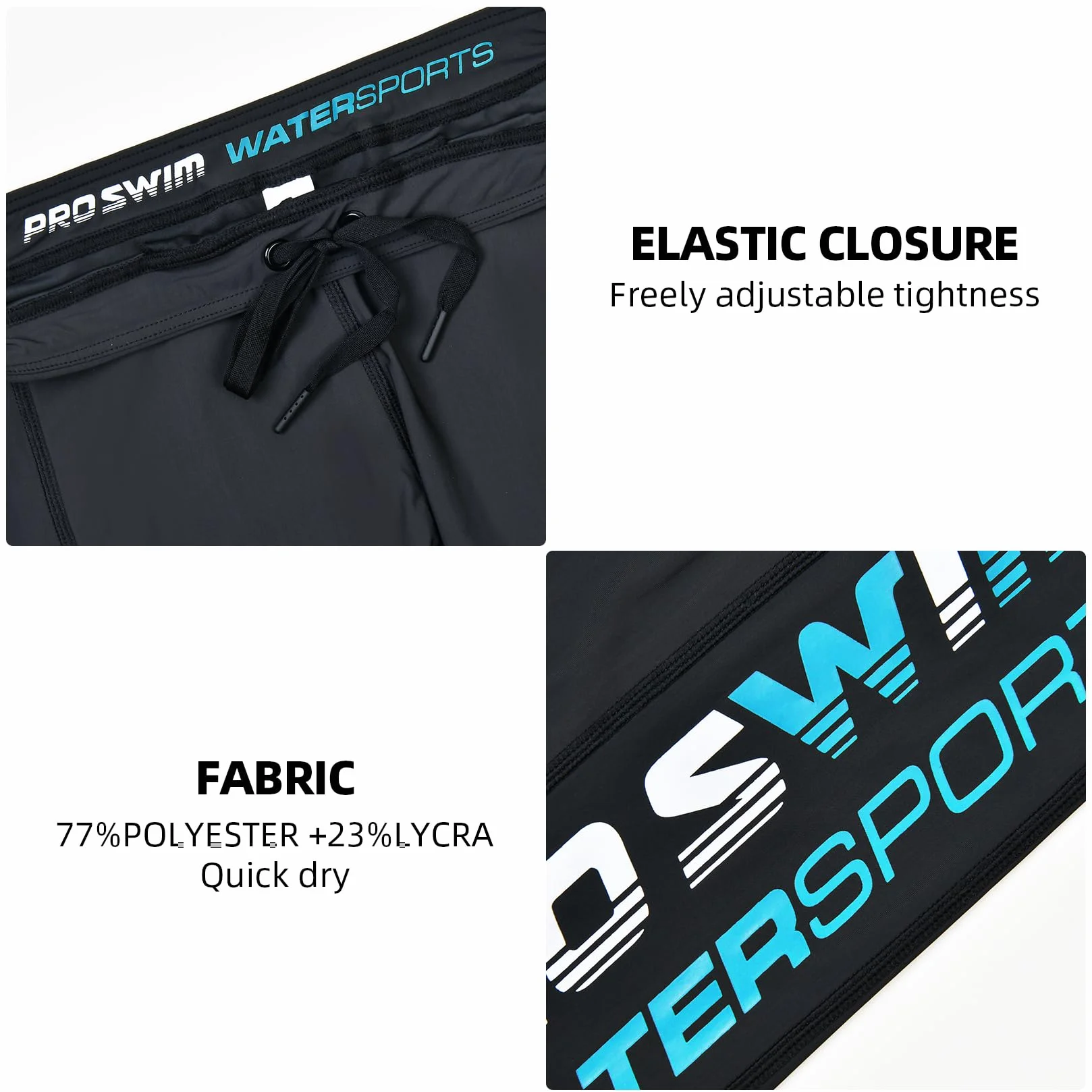 Veranobreeze Traje de baño para Hombre Jammer Natación Competición Endurance Long Racing Training