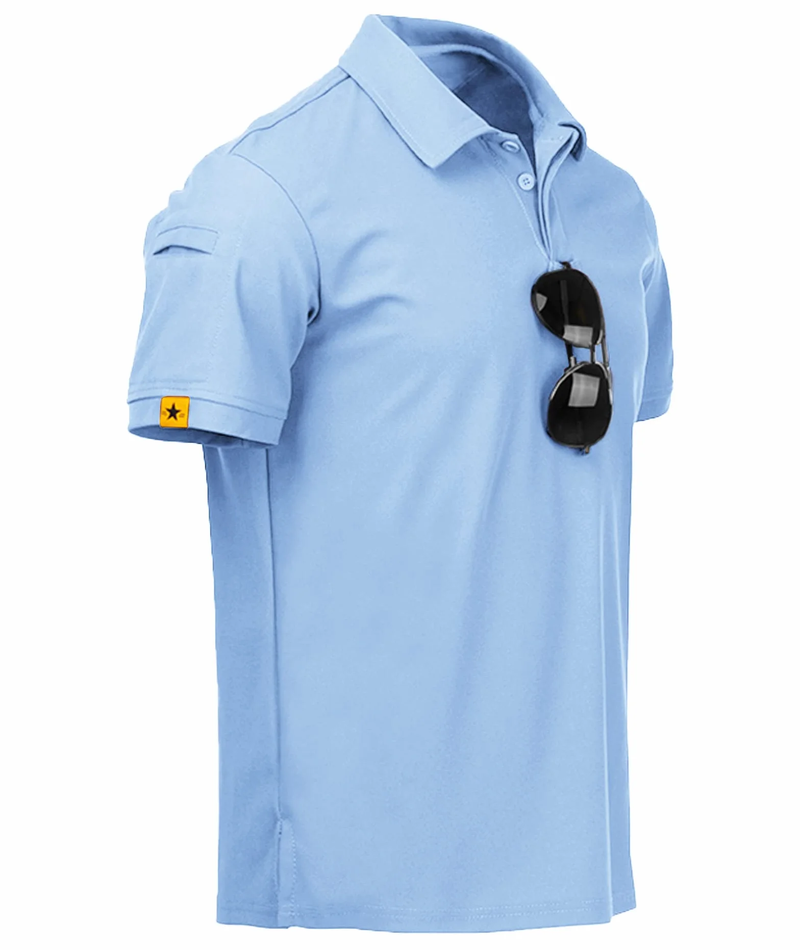 ZITY Camiseta Polo Hombre Manga Corta Secado Rápido Transpirable Regular Fit Golf