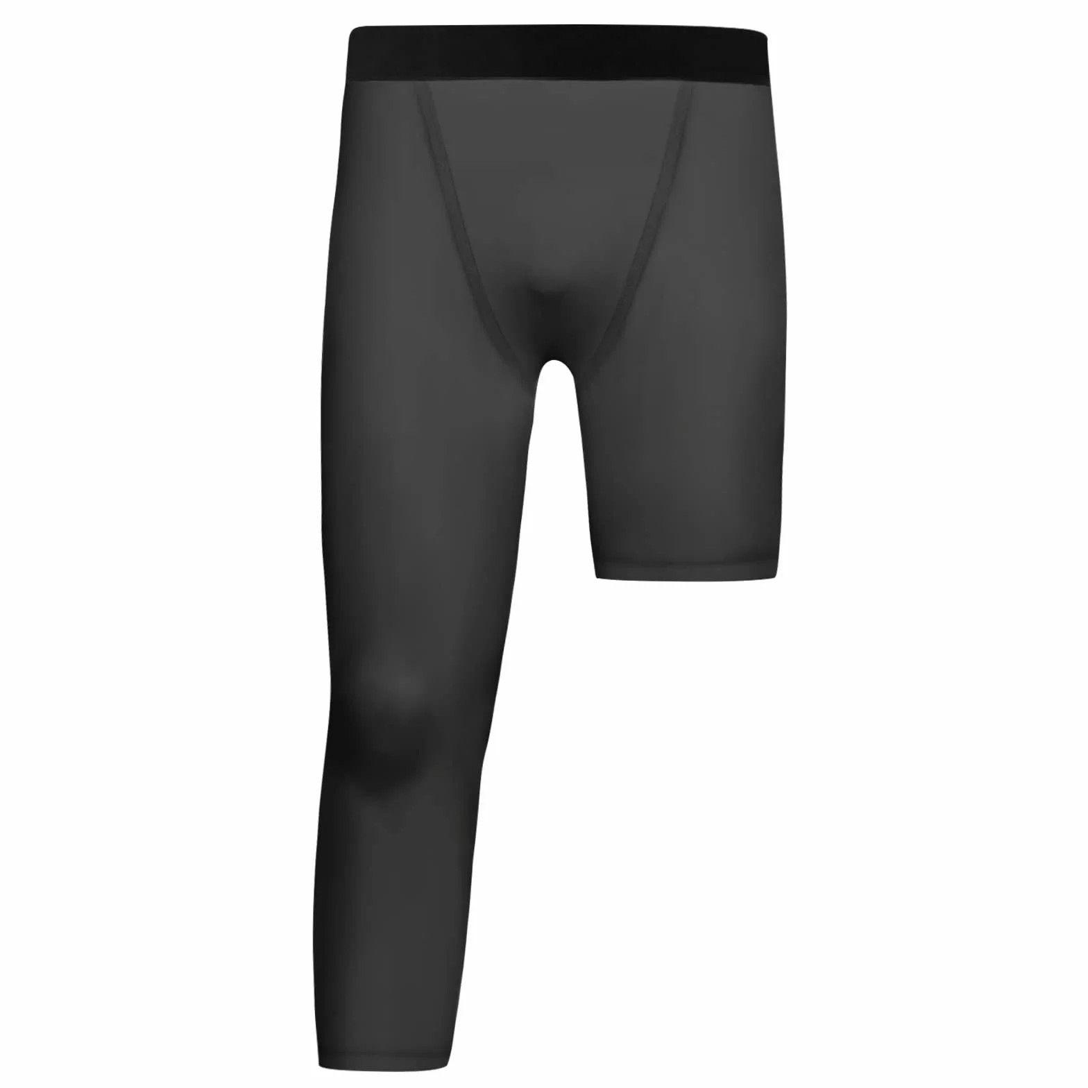 2 Pack Niños Compresión Panalones Una Pierna 3/4 Legging para Baloncesto Running Capri Tights Deportes Atlético Base Capa para 6-14 Años Niños Jóvenes