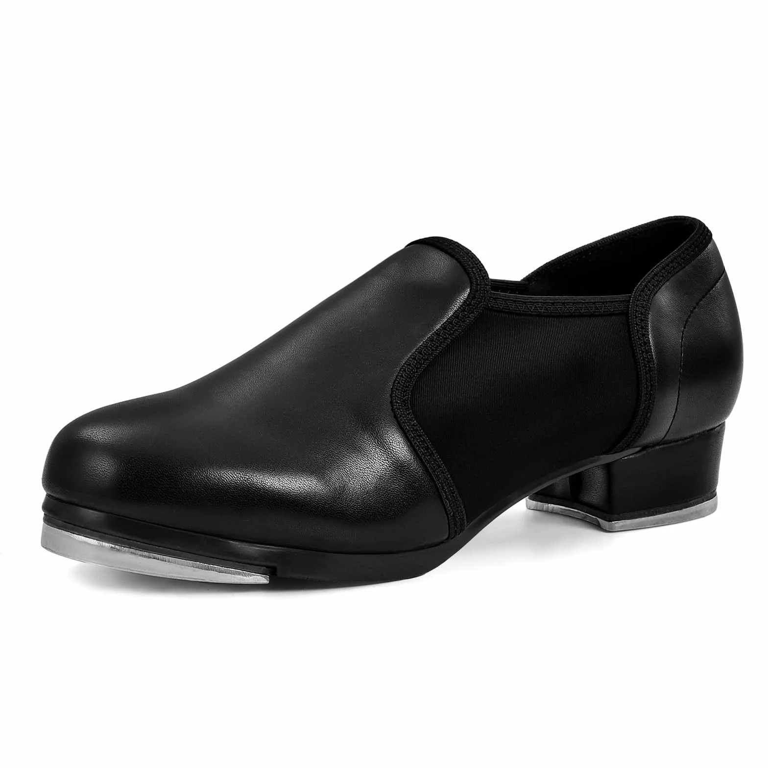 Zapatos de cuero para bailar jazz negros para hombres