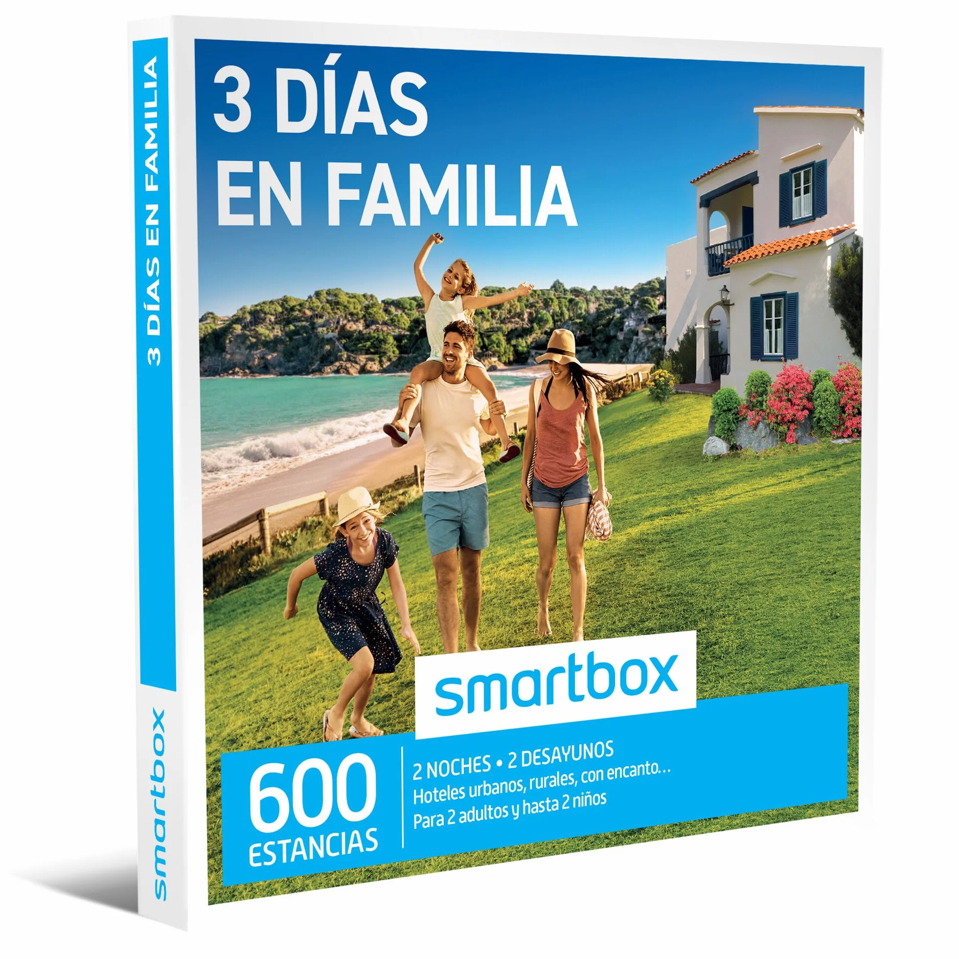 Smartbox Caja Regalo 3 días en Familia 2 Noches con Desayuno para 2 Adultos y 2 niños