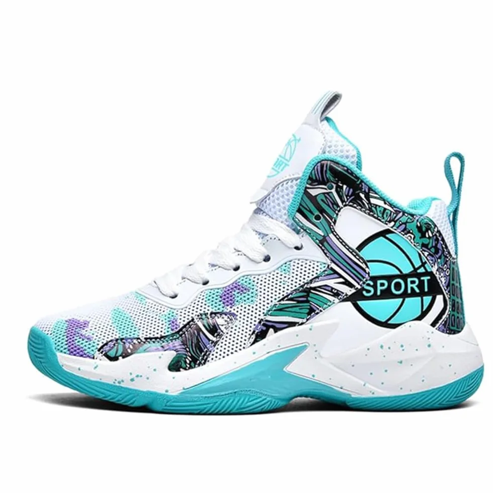 Hixingo Zapatillas de Baloncesto para Niño Niña Unisex Deportivas Casuales