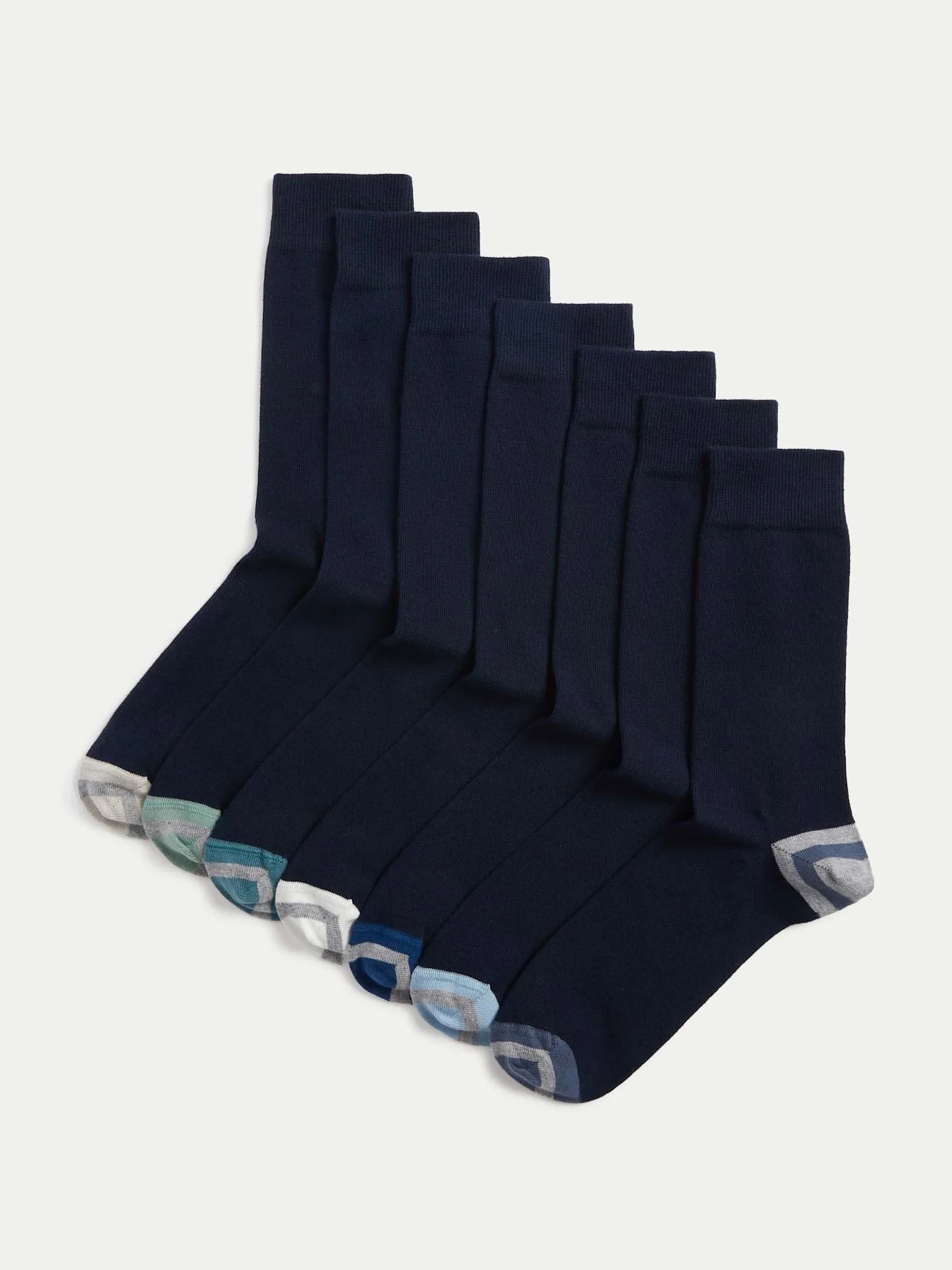 Marks & Spencer Calcetines Cool & Fresh™ Pack de 7 Hombre Algodón Elásticos