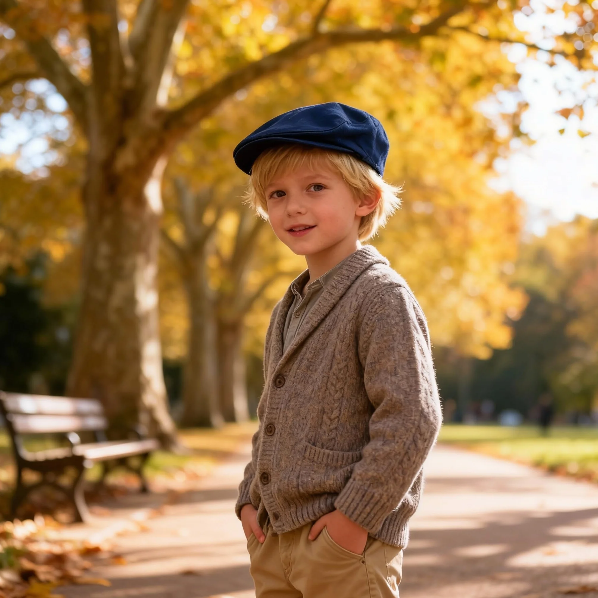 Bienzoe Niño Algodón Sombrero Colegio