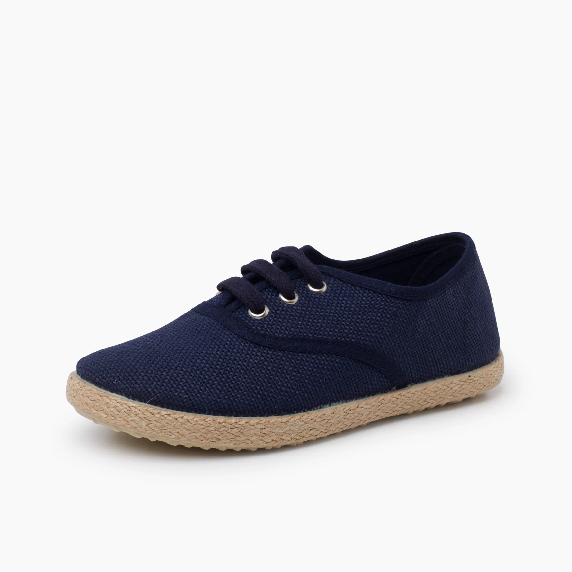 Zapatillas Lino Cordones Suela Alpargata