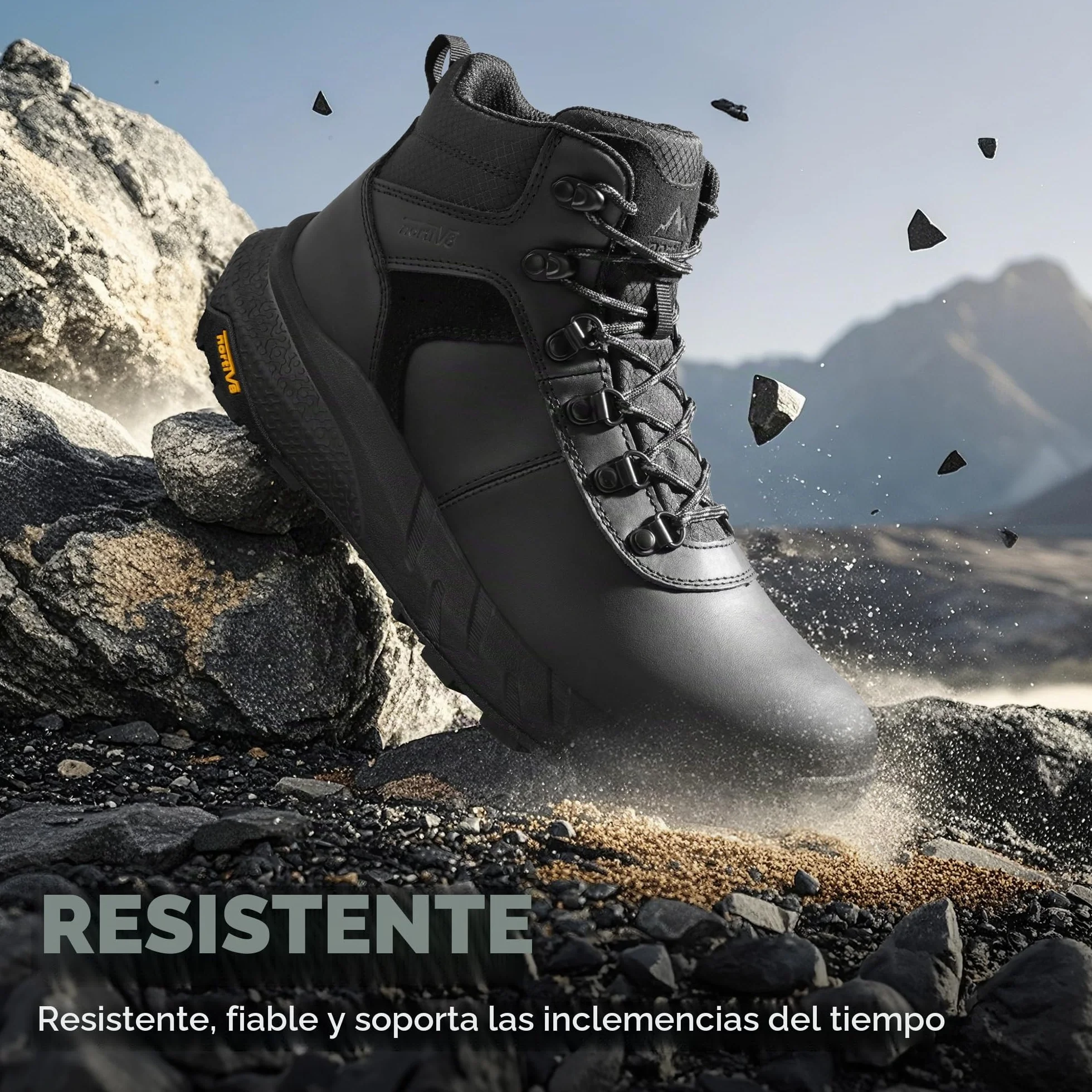 NORTIV 8 Botas Trekking Impermeables Antideslizantes Zapatos de Senderismo Montaña