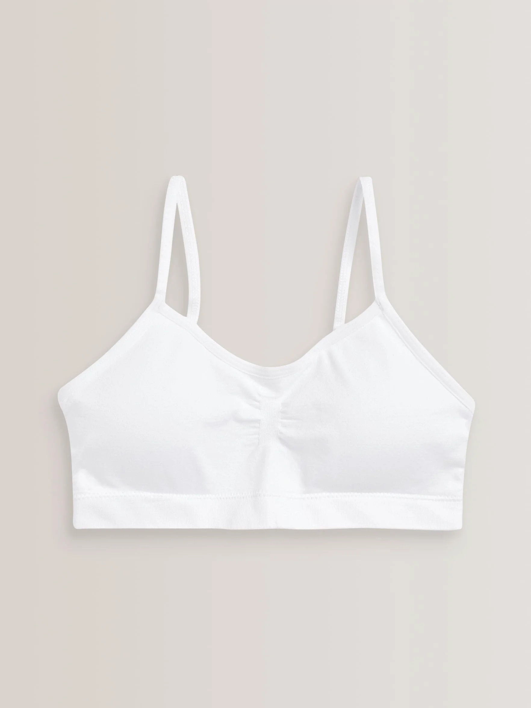 NEXT Niñas Pack 2 Tops Cortos Tirantes sin Costuras Copas Relleno Ligero extraíbles