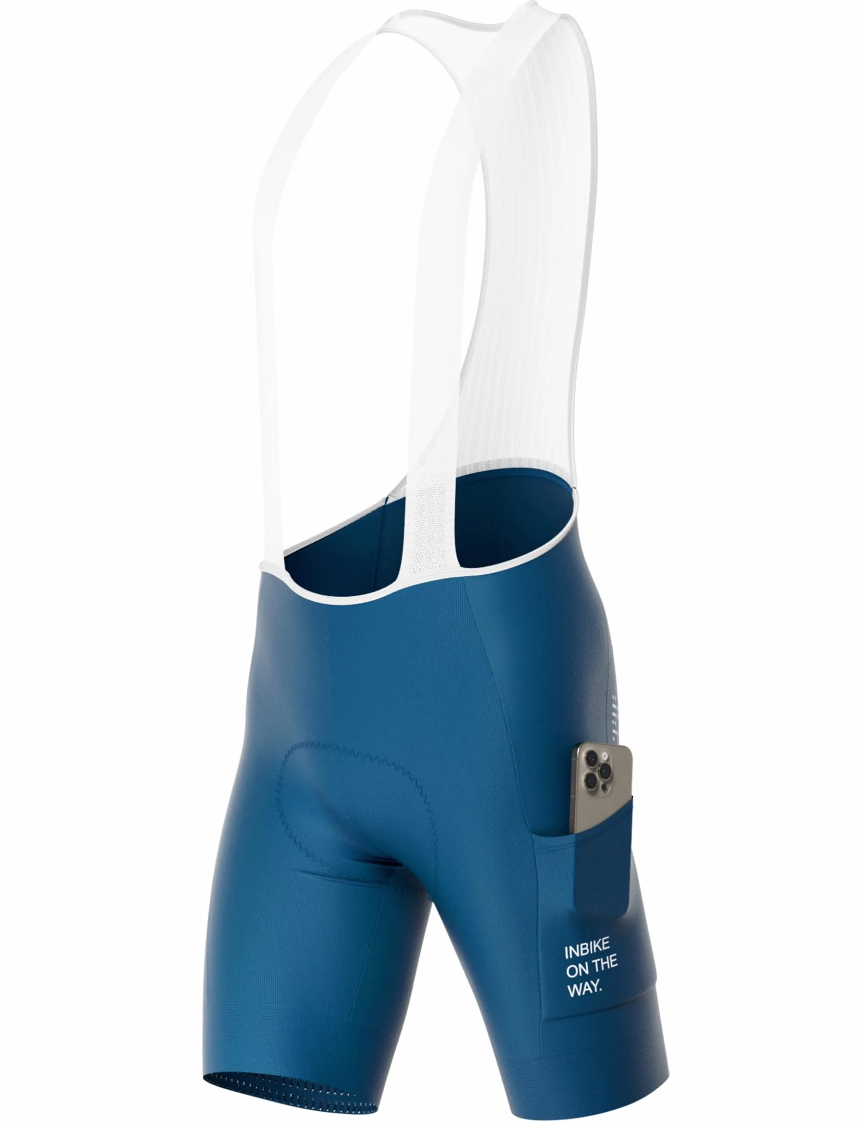 INBIKE Culotte Ciclismo Hombres Verano Gel Acolchado Bolsillo Lateral Transpirable