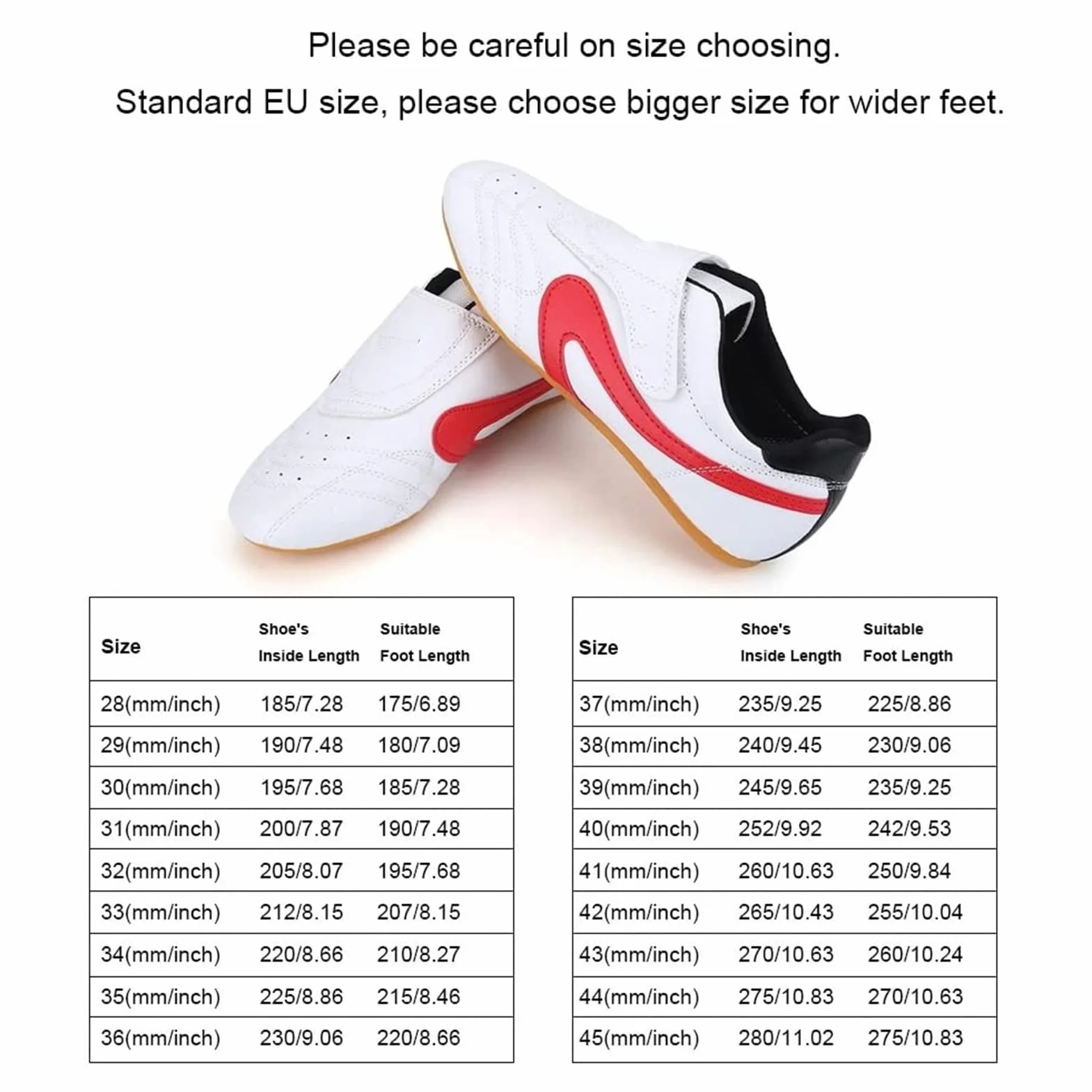 Zapatos de Taekwondo Transpirables Calzado Ligero para Gimnasio Entrenamiento Competición Boxeo Kung fu Tai chi Talla 35