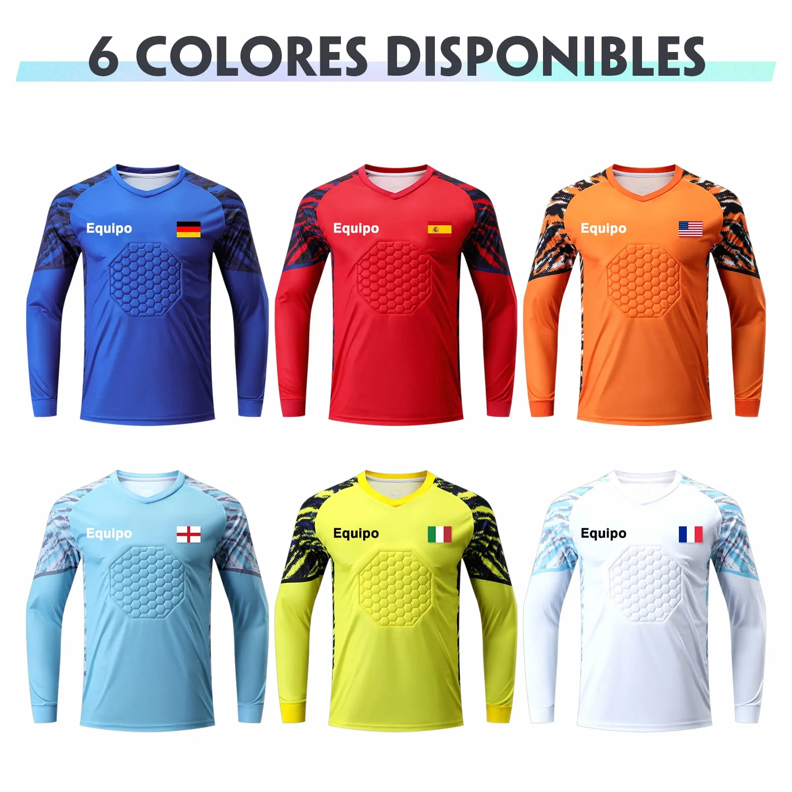 Personalizada Camiseta de Futbol y Pantalon de Portero para Niño con Tu Nombre y Número
