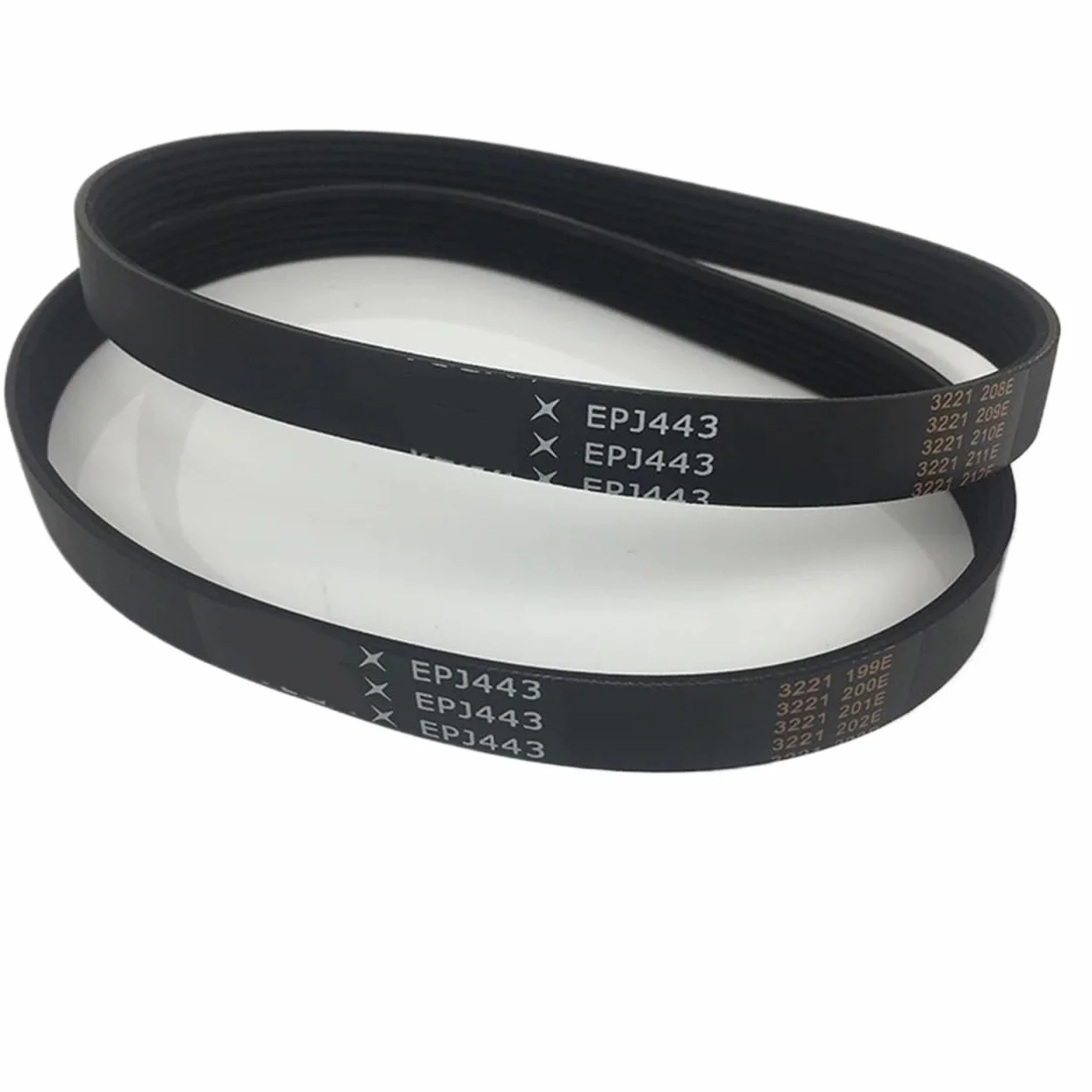 EPJ443 V-Belt Elástico 7 Costillas 2 Piezas