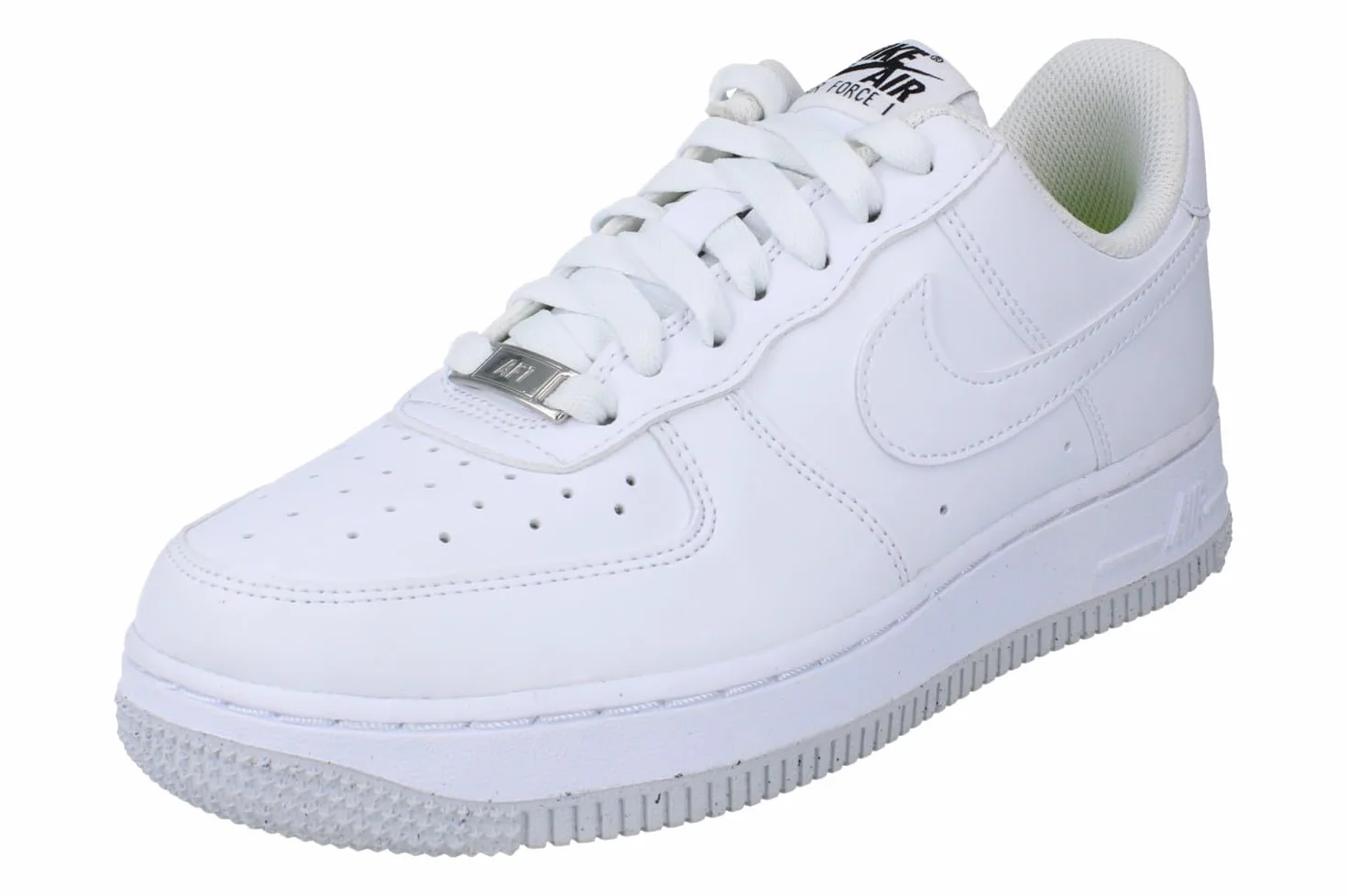 Nike Air Force 1 '07 Next Nature Mujer White/White-Black-Metallic Silver EU 40.5
