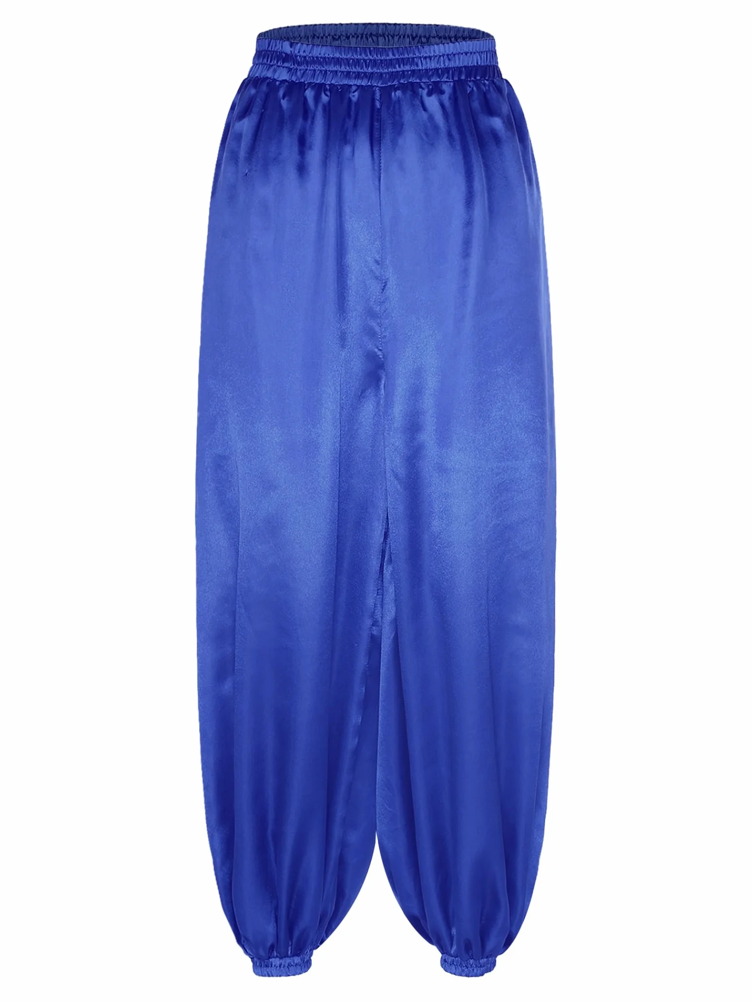 Pantalones De Harén Para Hombres Disfraz De Príncipe Árabe Satén Holgados