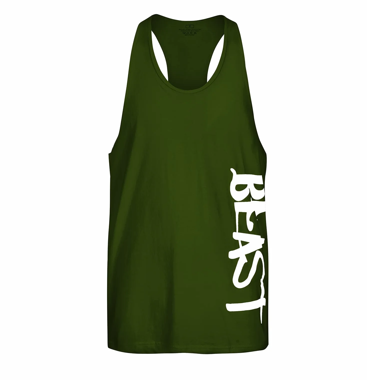 Beast Camisetas sin Mangas Elástica de Fitness Hombre Deportiva Culturismo Tank Top