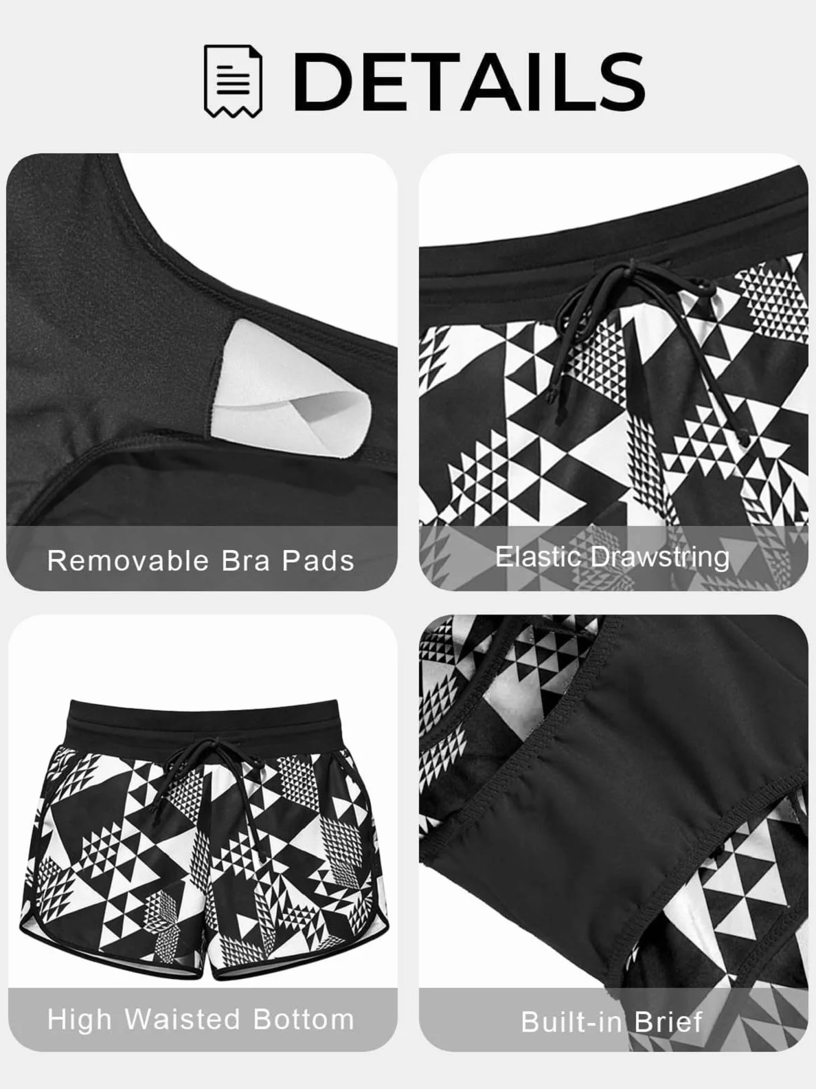 Yutdeng Tankini Mujer Reductor Barriga Bañador Dos Piezas Tallas Grandes