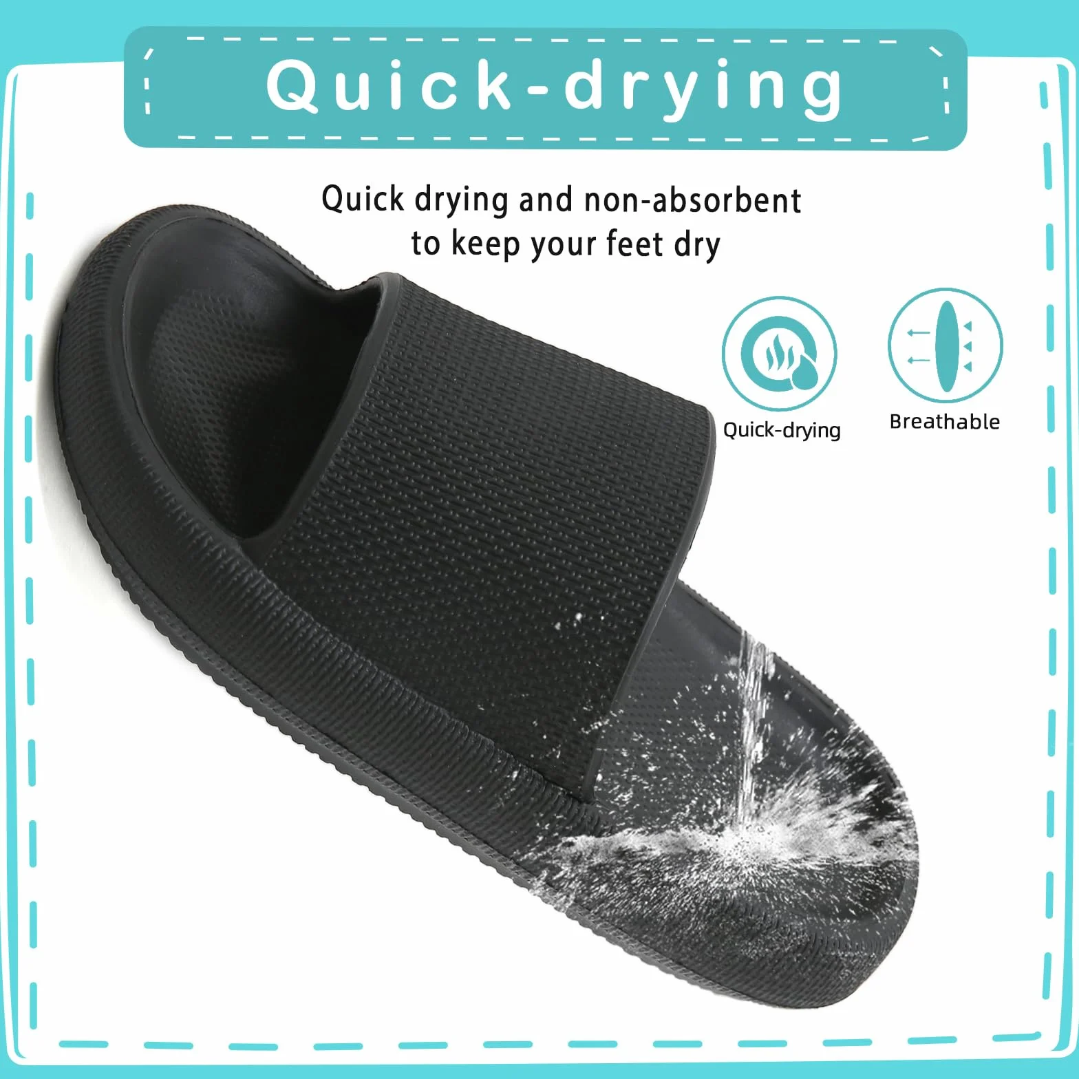 Zapatillas de Piscina para Niños, Chanclas Antideslizantes de Baño