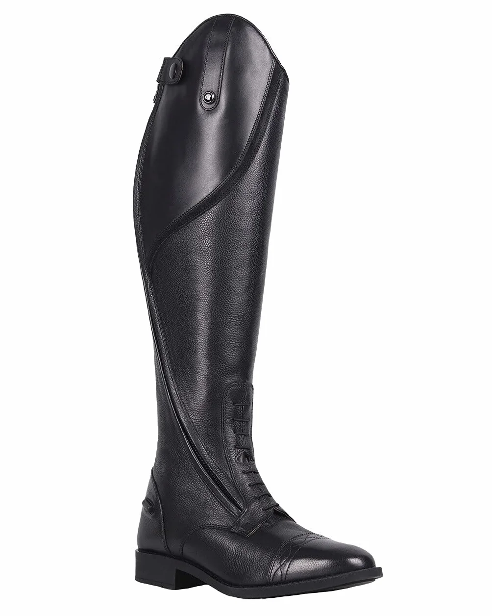 QHP Elegante bota de equitación piel mujer Tamar normal