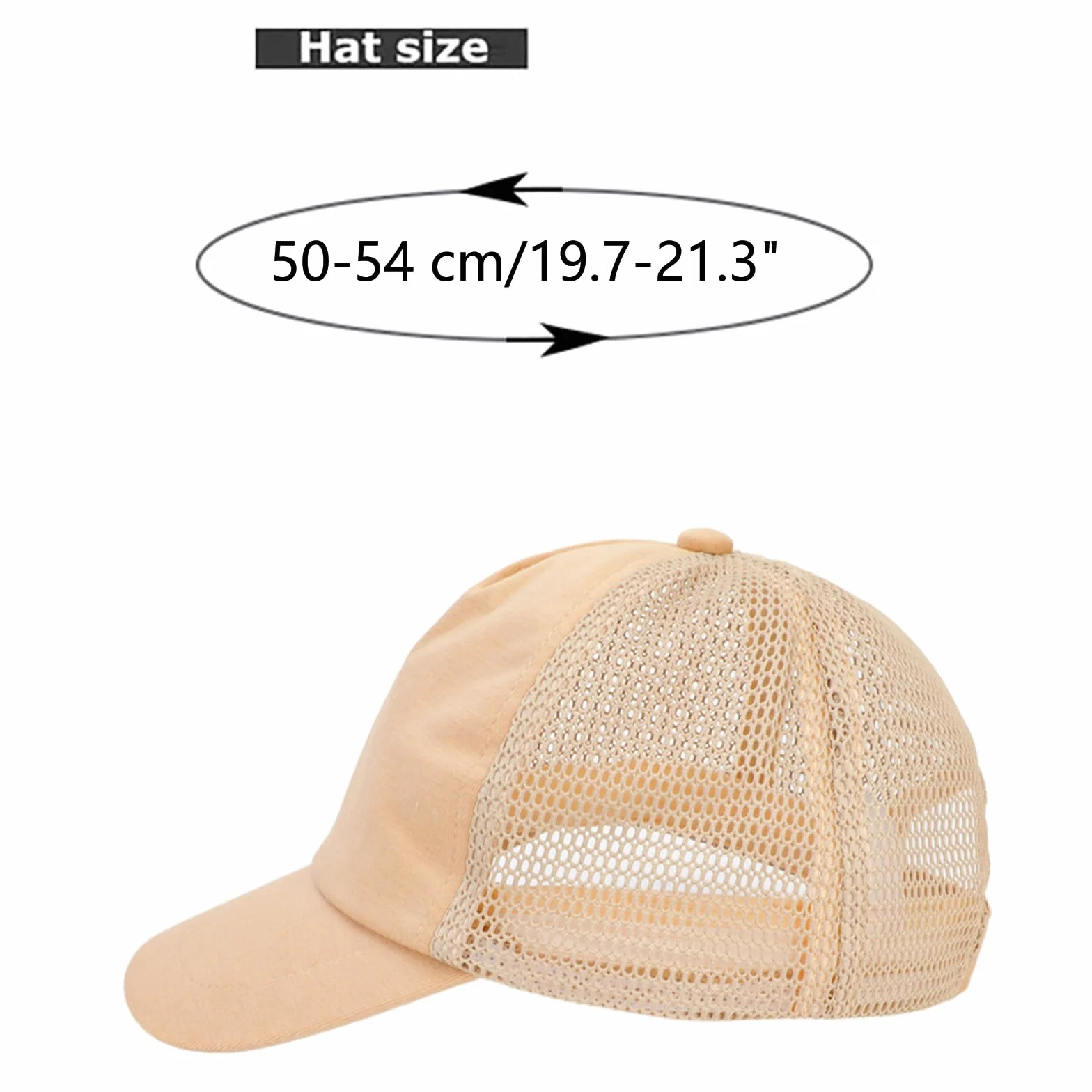 Gorra de béisbol QKURT para niños y niñas, Unisex, Visera y Malla, Verano, Deportes al Aire Libre, 2-6 años
