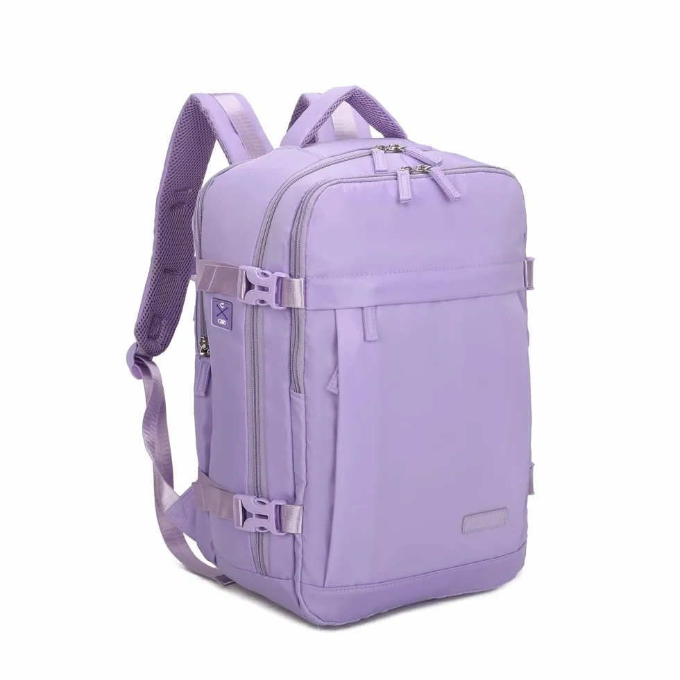 RAYKONG Mochila Cabina Ryanair 40x20x25cm 20L Impermeable Compatible Computadora Portátil 14 Pulgadas Puerto Carga Equipaje Mano Alta Resistencia