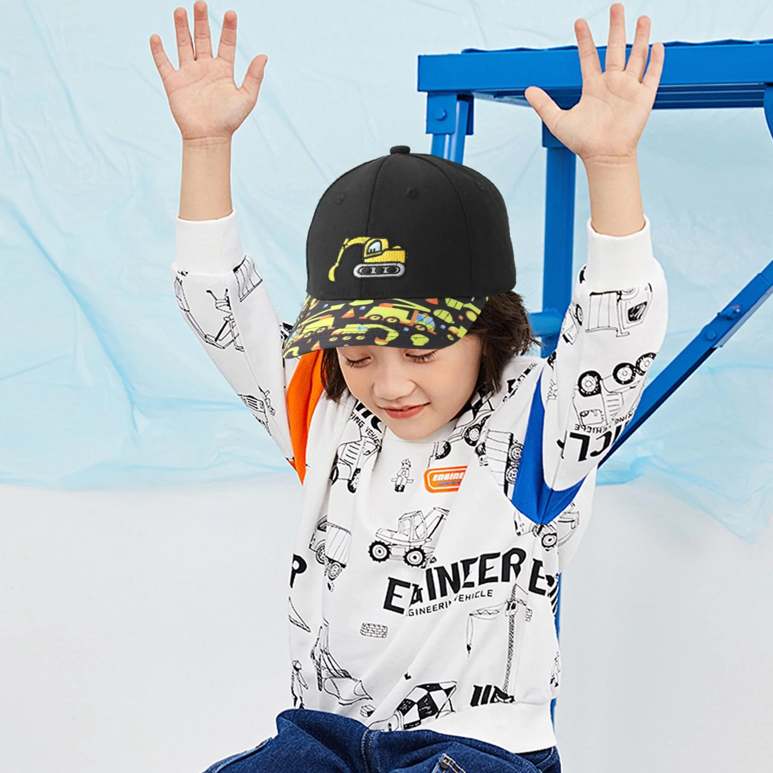 Gorra Niño Ajustable 3-8 Años para Escuela Viajes Camping Playa