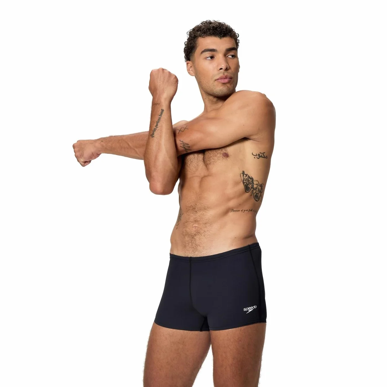 Speedo Hombre Traje de baño aquashort Eco Endurance+ Resistente al Cloro Tejido Reciclado