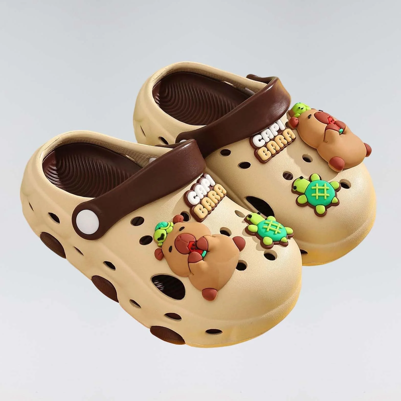 Sandalias Cerradas Niños Capibara Antideslizantes Suela Blanda Playa Verano 3-9 Años