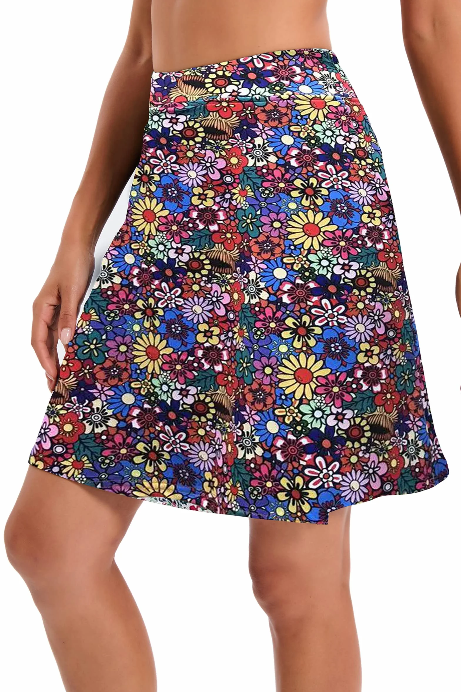 Skorts Falda Deportiva de Mujer Rodilla Cintura Alta Senderismo