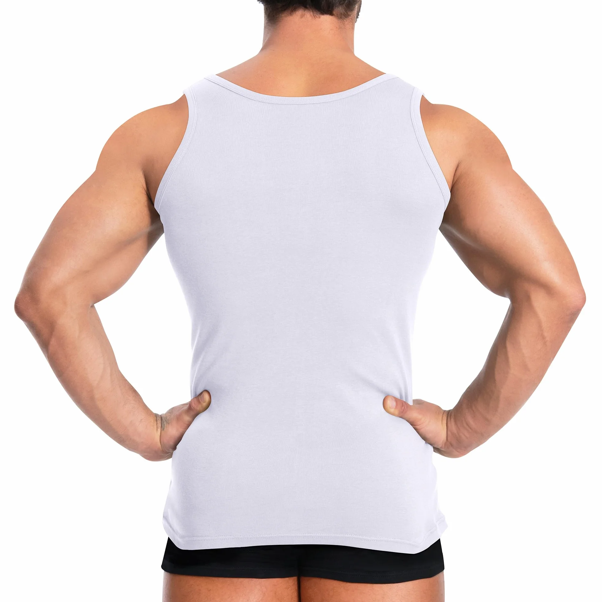 YOUCHAN Pack de 3 Camisetas Tirantes Hombre 100% Algodón S-5XL