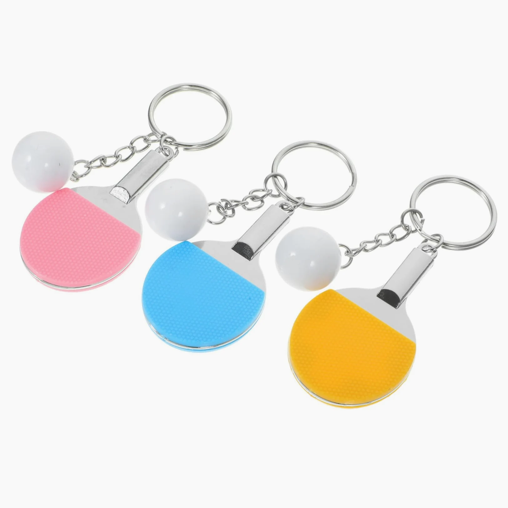 BESPORTBLE Llavero De Tenis De Mesa Llaveros Deportivos Llaveros Pequeños Llavero De Pong Accesorios Llaveros Lindos Trajes Para Llavero De Aleación De Aluminio