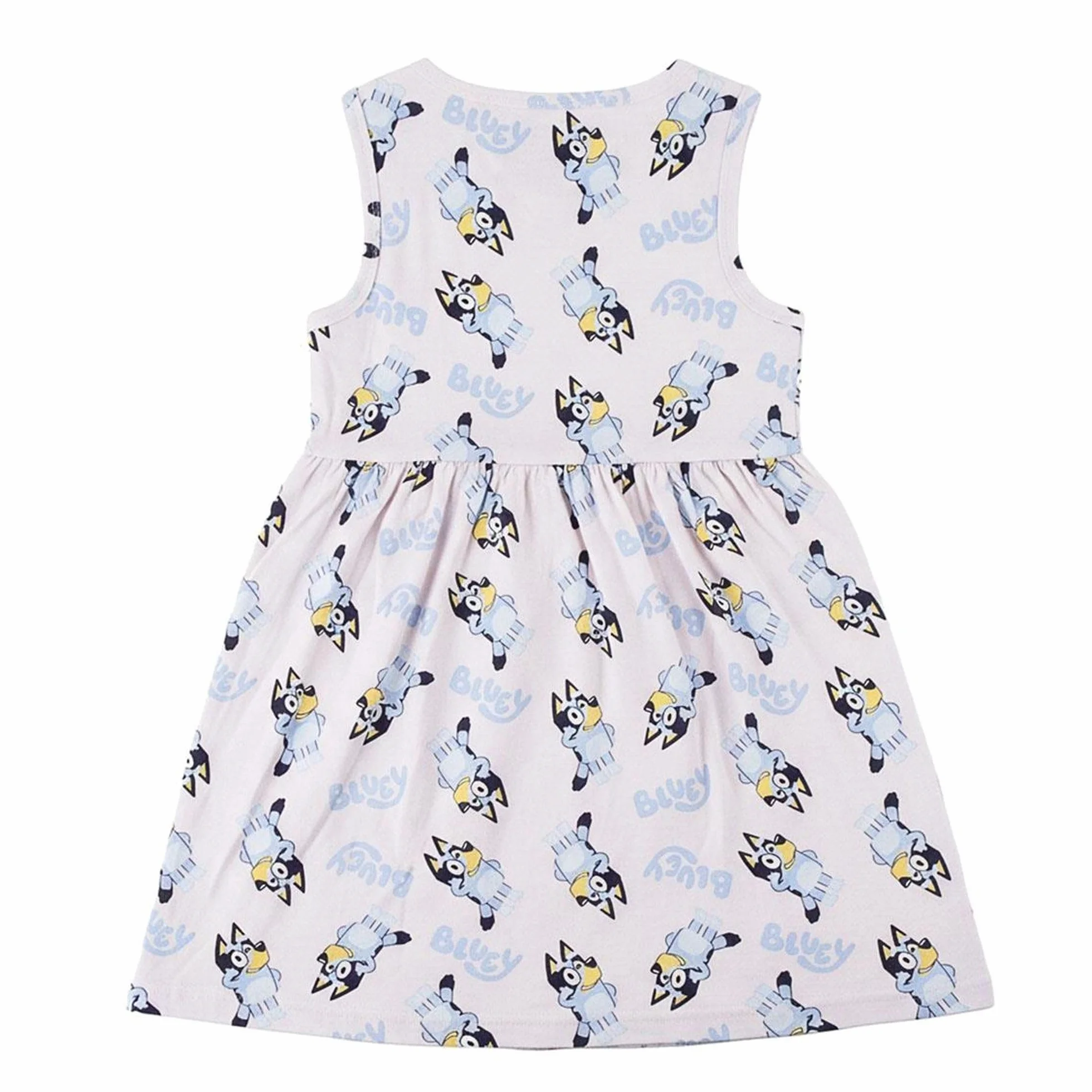 Vestido Bluey Niña Verano Sin Mangas Ropa Casual Cómoda Ligera
