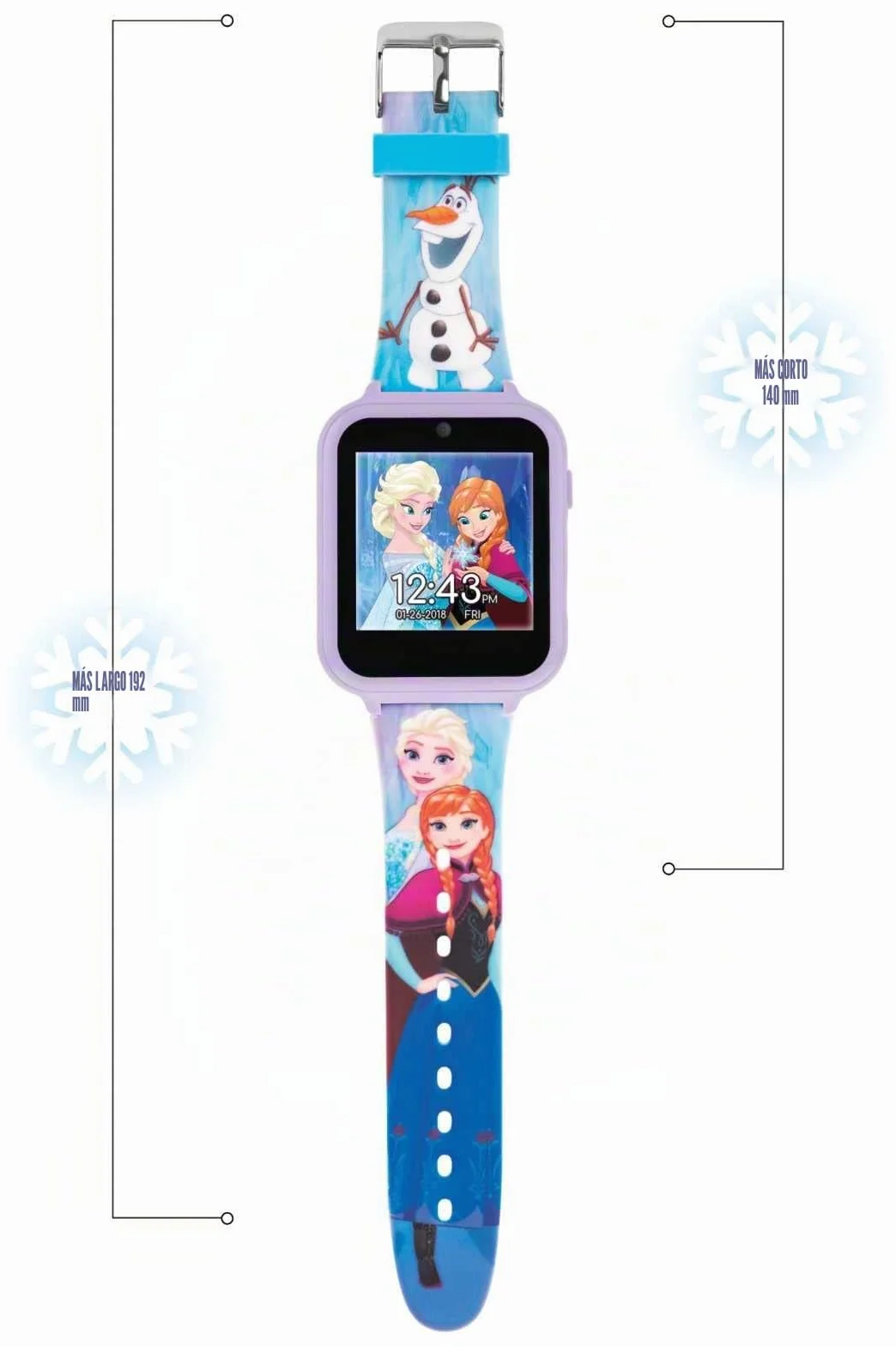 Disney Frozen FZN4151 Reloj Digital Infantil Correa Silicona Multicolor